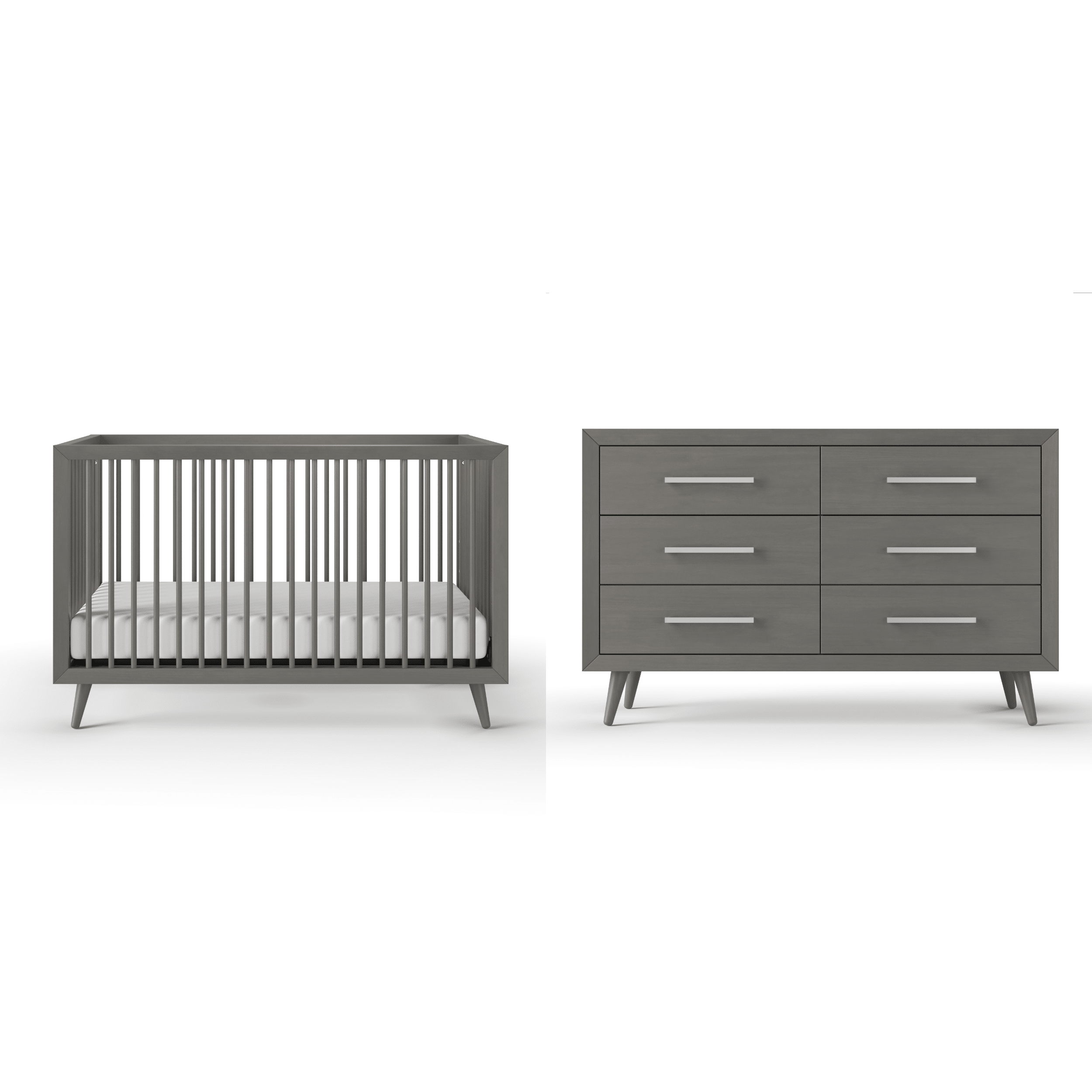Cranbrook 4-in-1 Convertible Crib, Lunar Gray