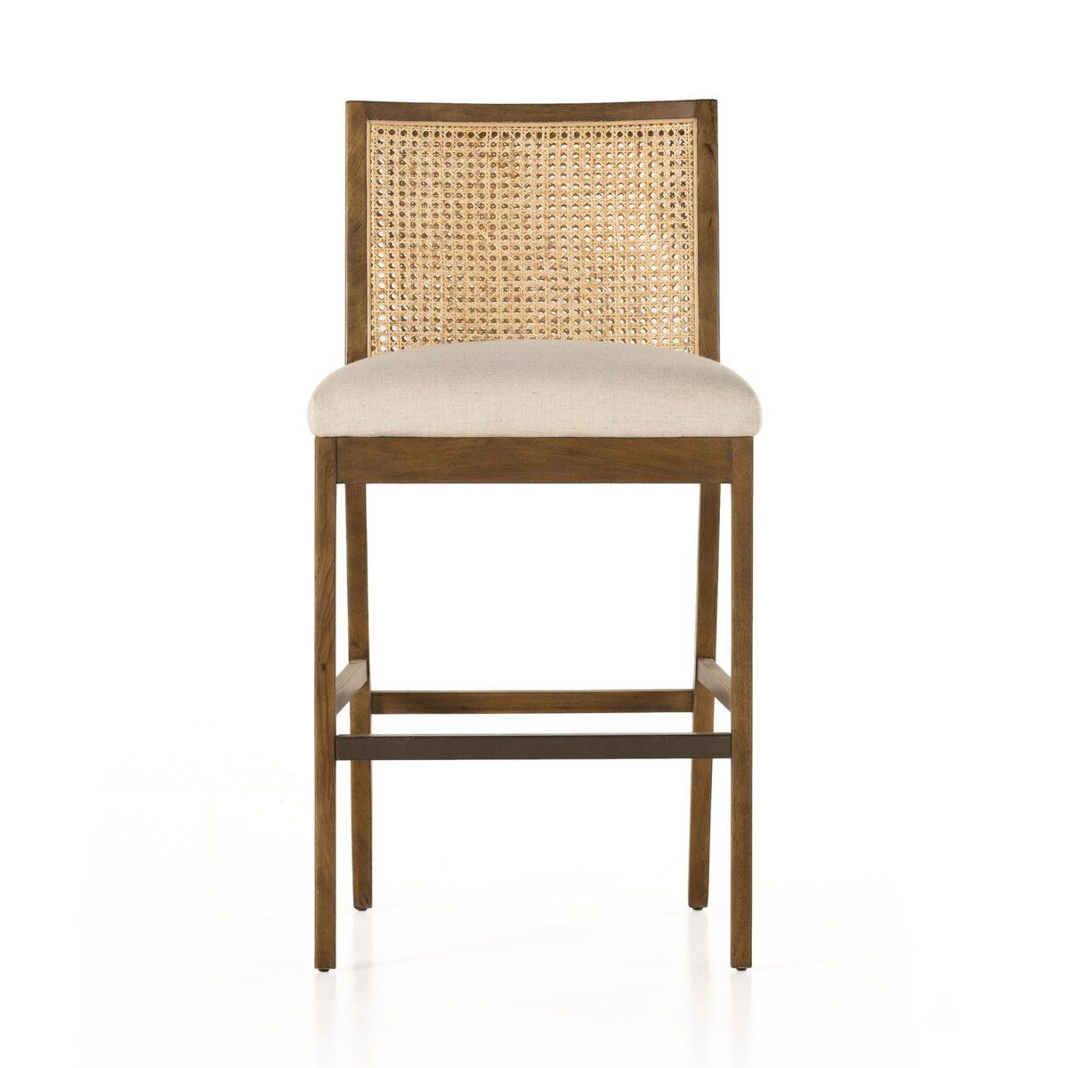 Antonia Cane Armless Bar + Counter Stool