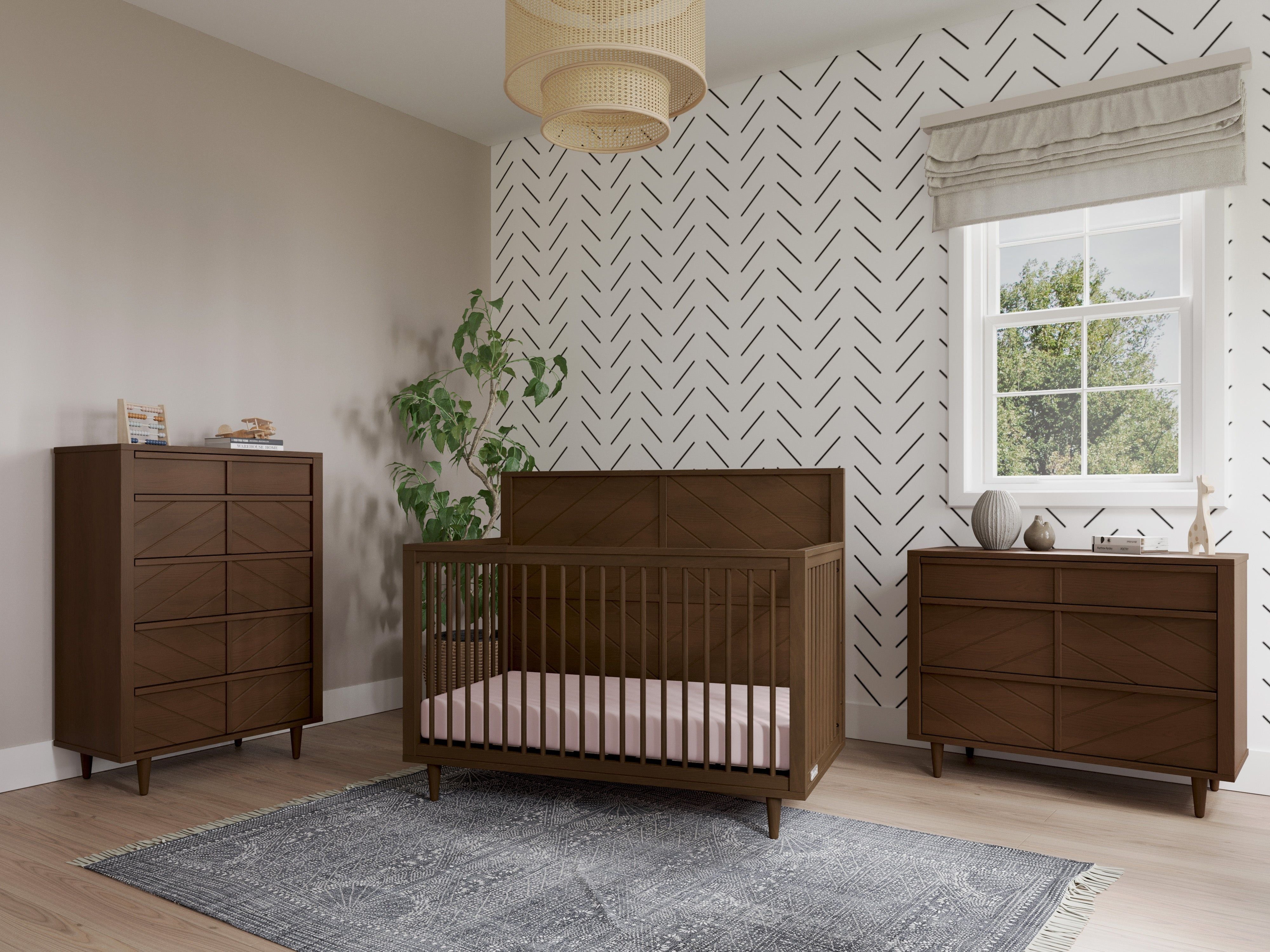Surrey Hill 5 Drawer Chest, Toasted Chestnut