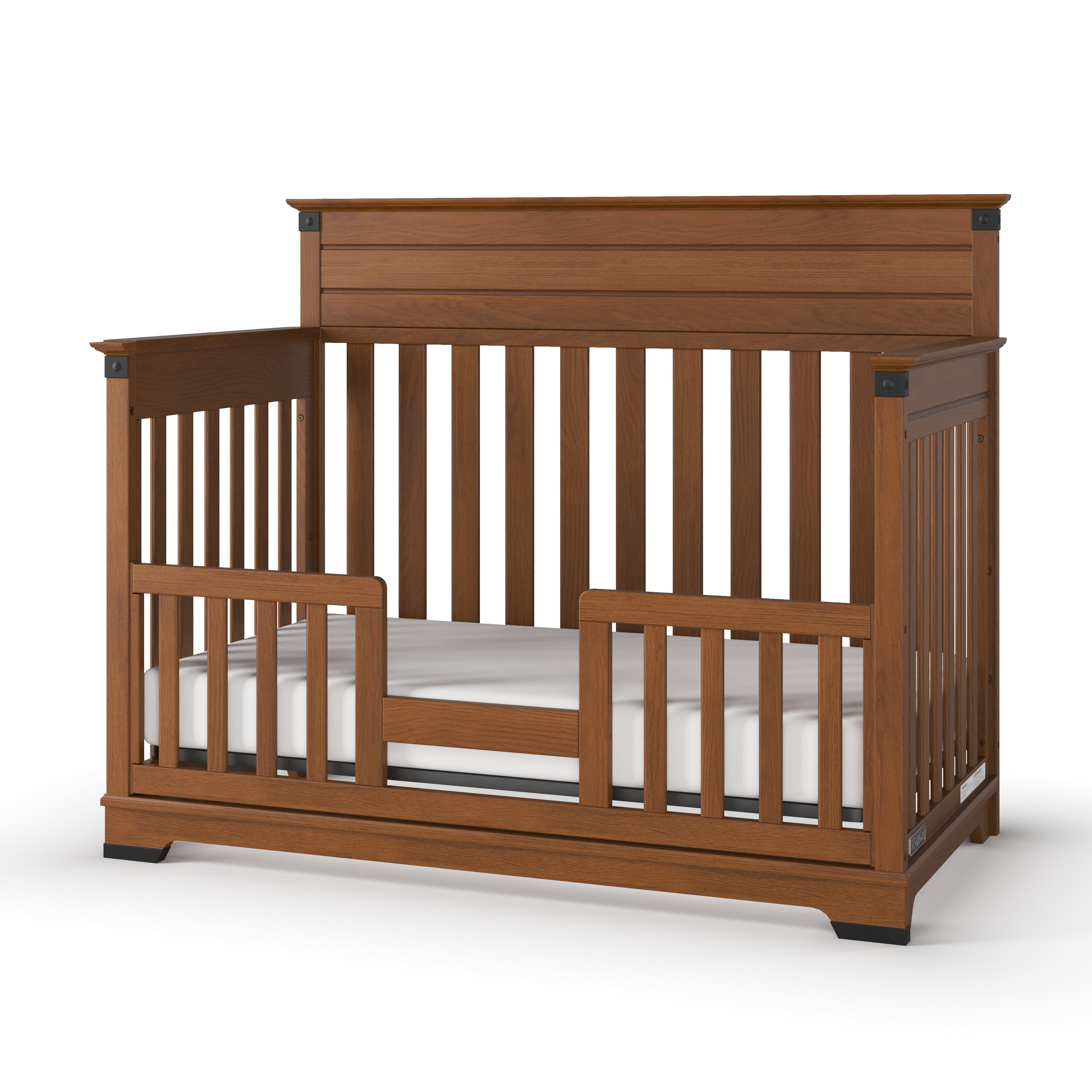 Redmond 4-in-1 Convertible Crib, Coach Cherry
