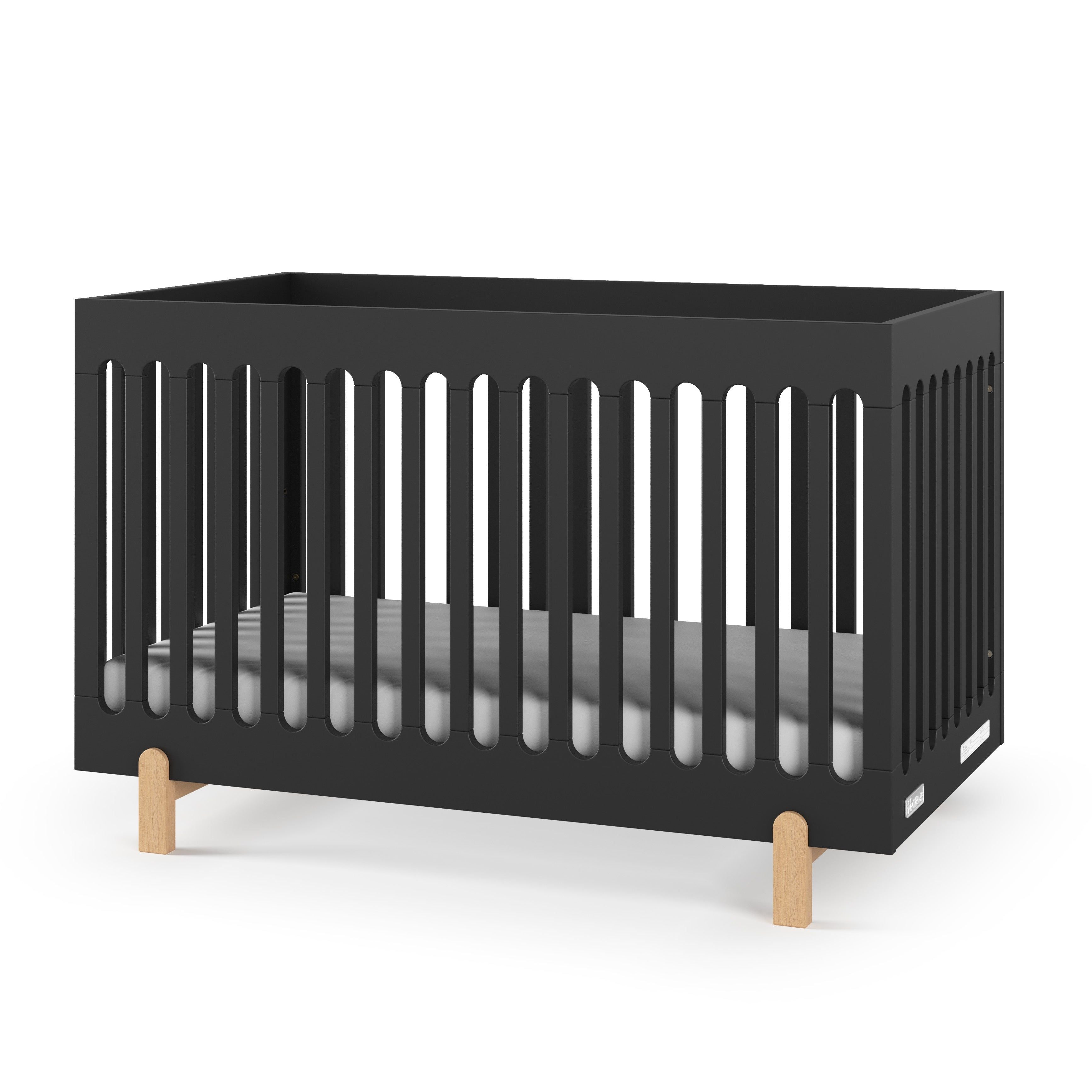 Park Heights 4-in-1 Euro Crib - Caviar Black
