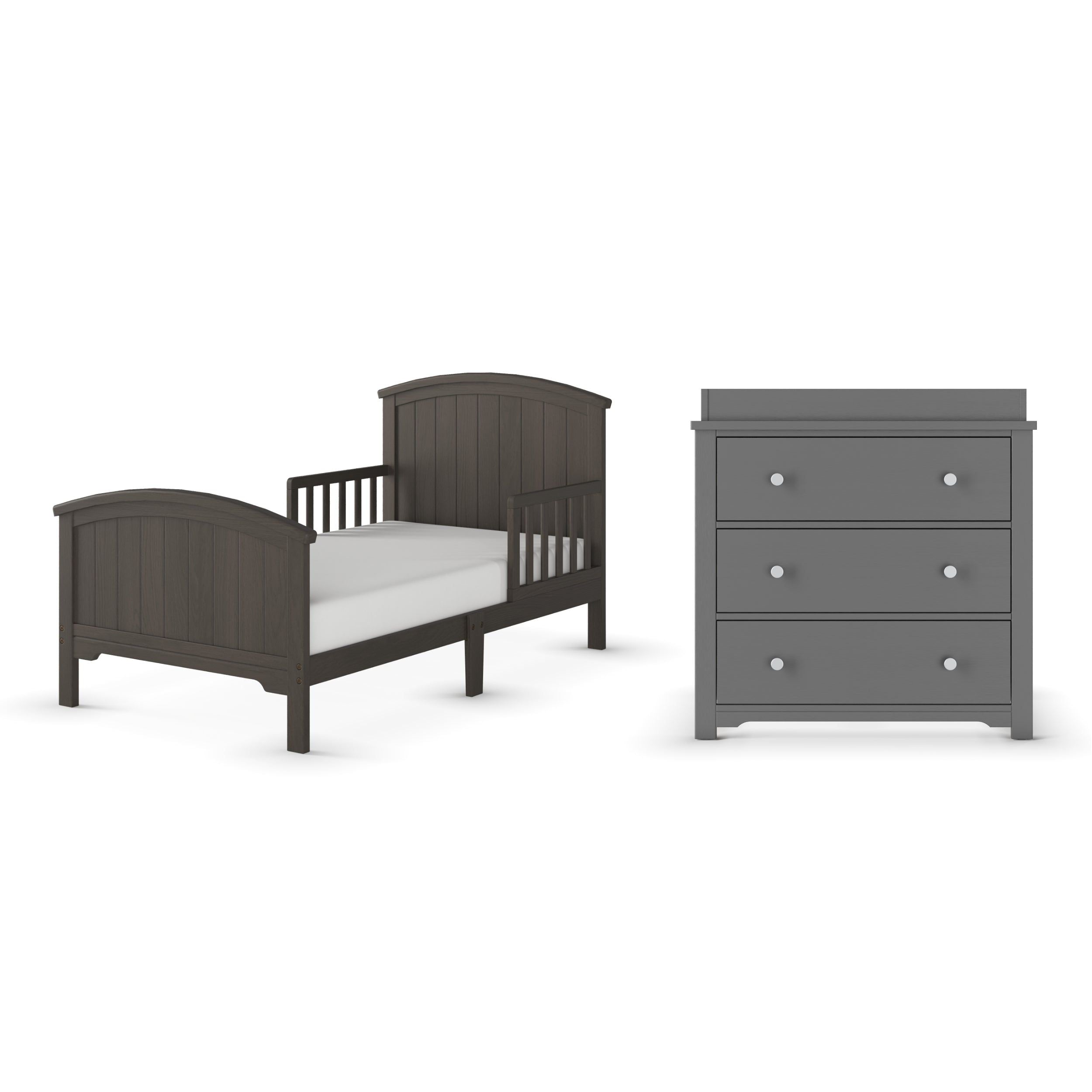 Hampton Toddler Bed, Cool Gray