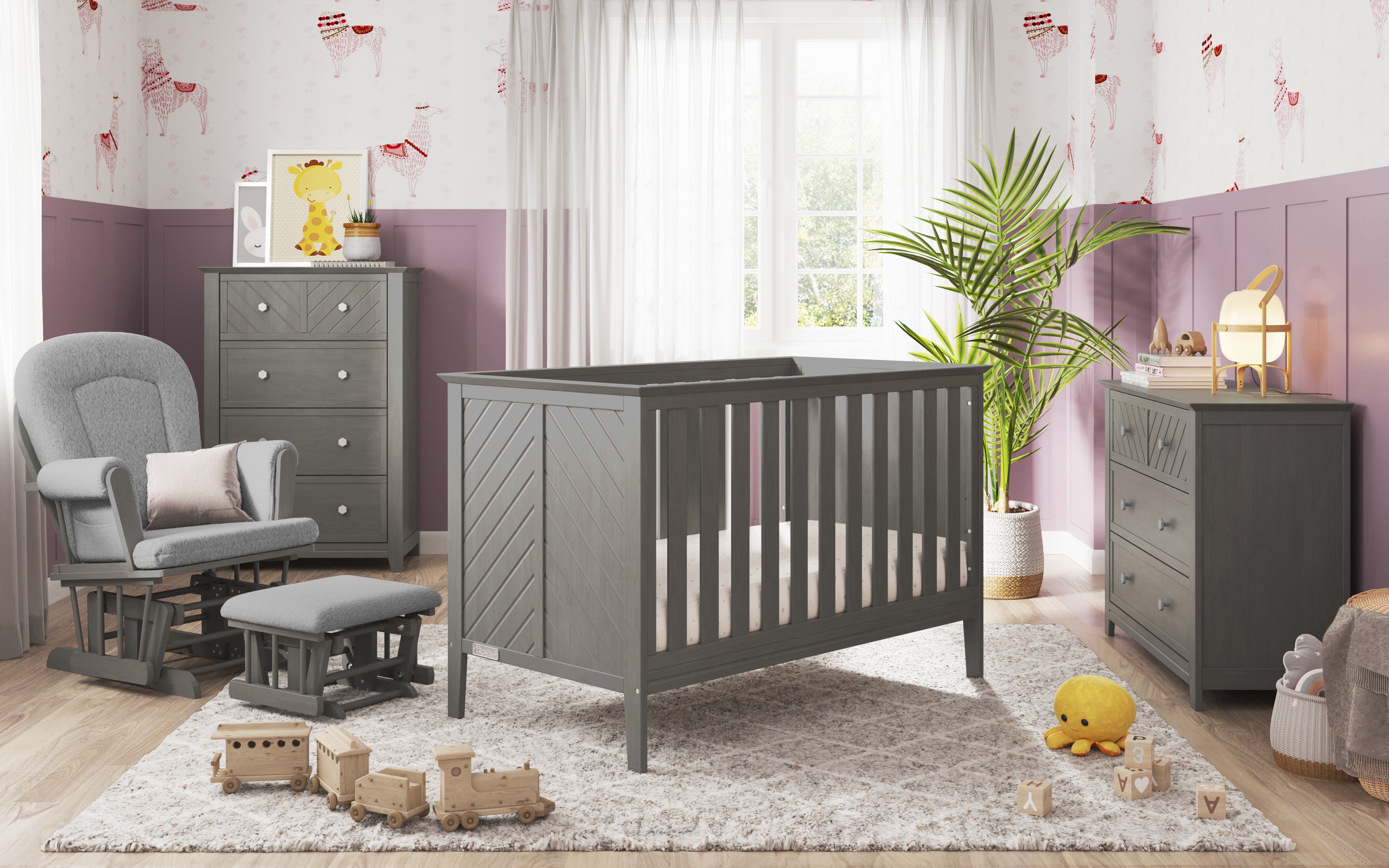 Atwood 3-Drawer Dresser, Lunar Gray
