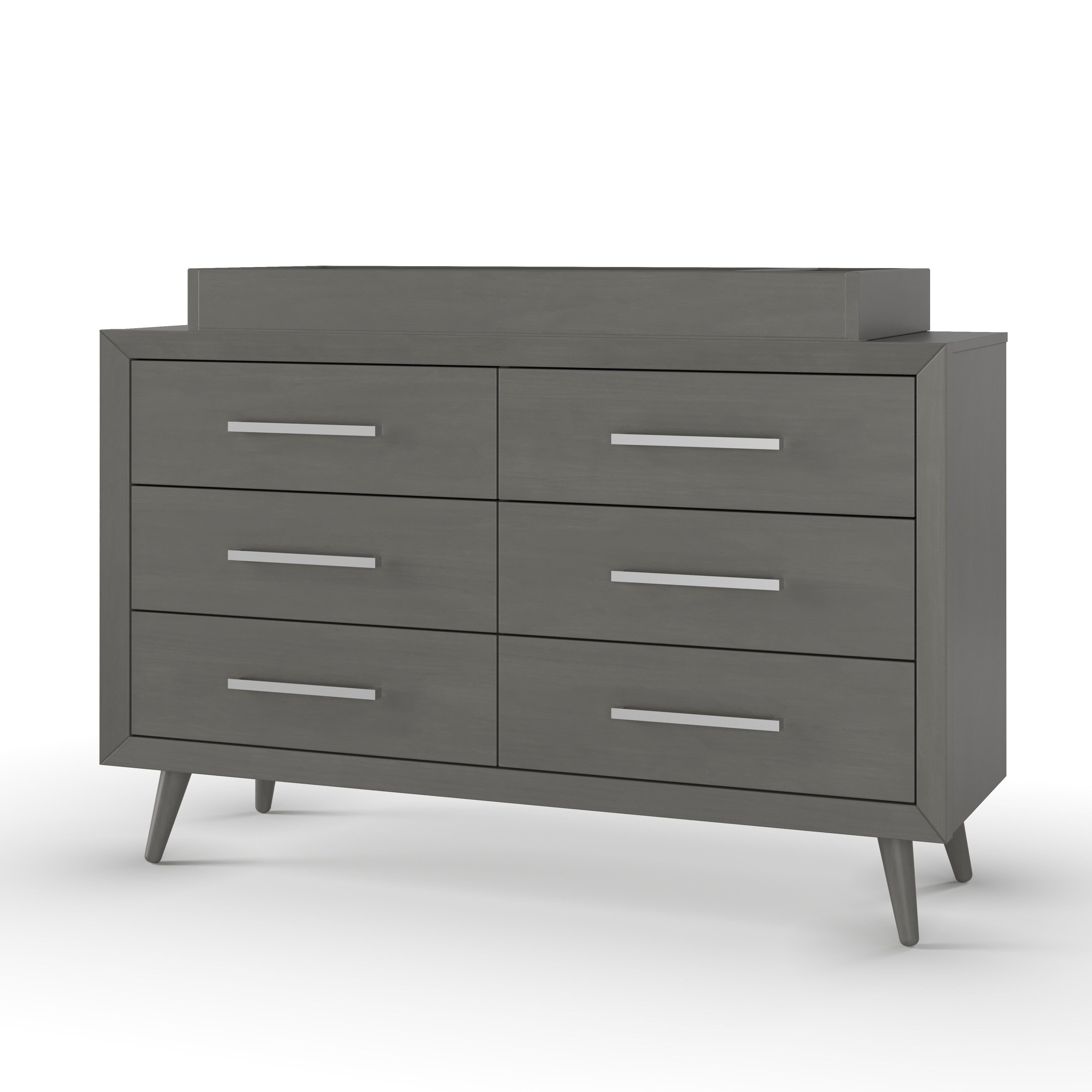 Universal Changing Table Topper Lunar Gray