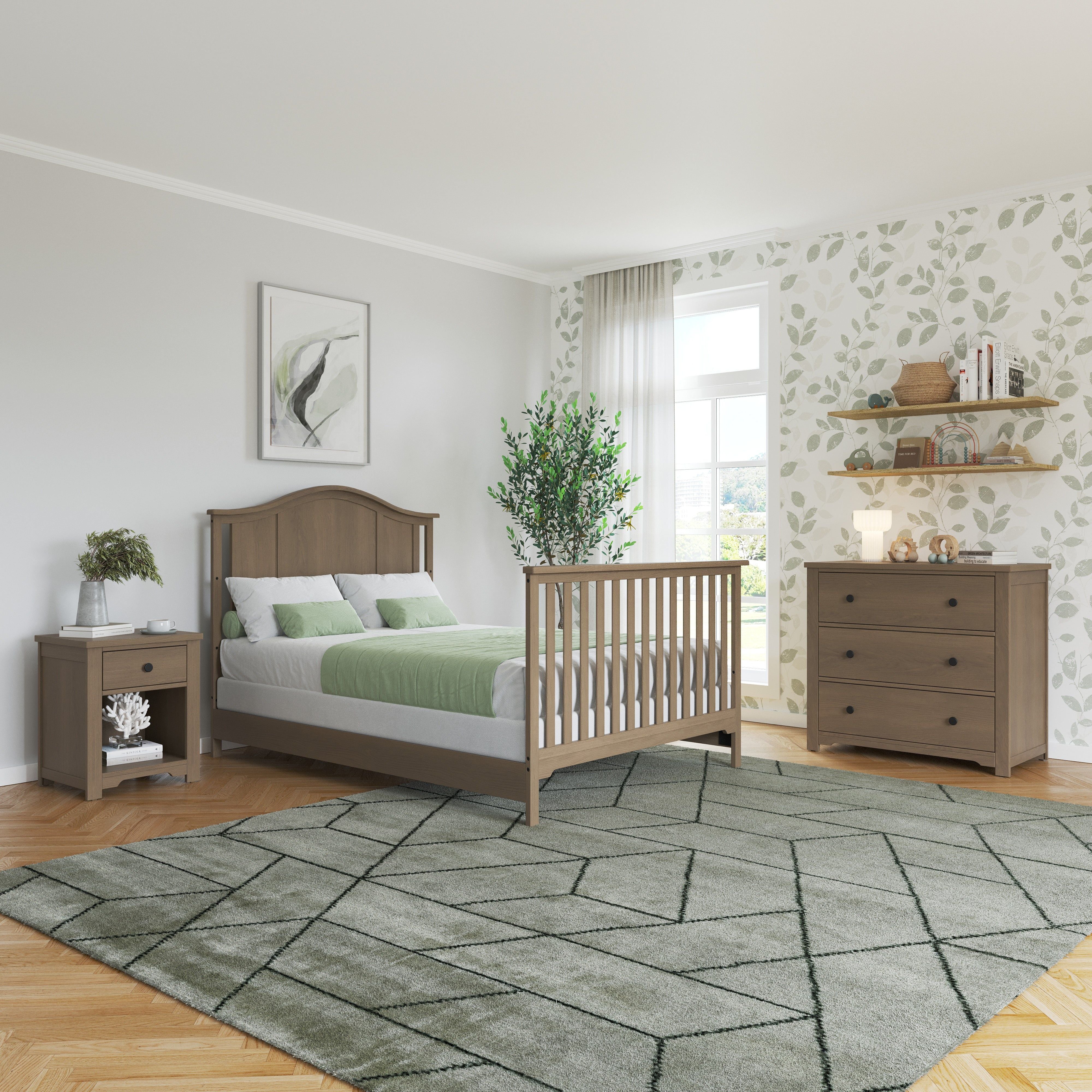 Harmony 3-Drawer Kids Dresser with Changing Table Topper