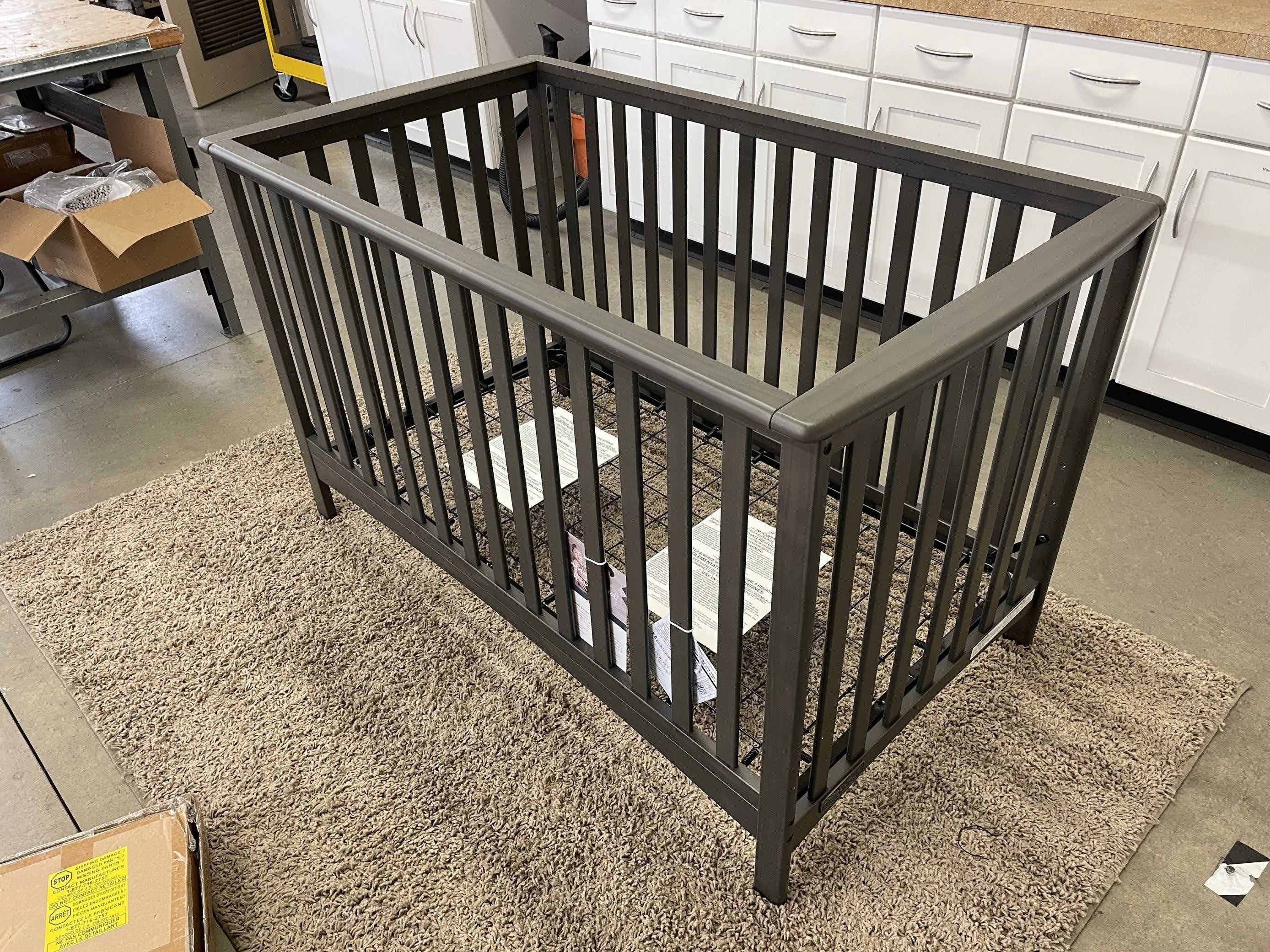 London 4-in-1 Convertible Crib, Dapper Gray