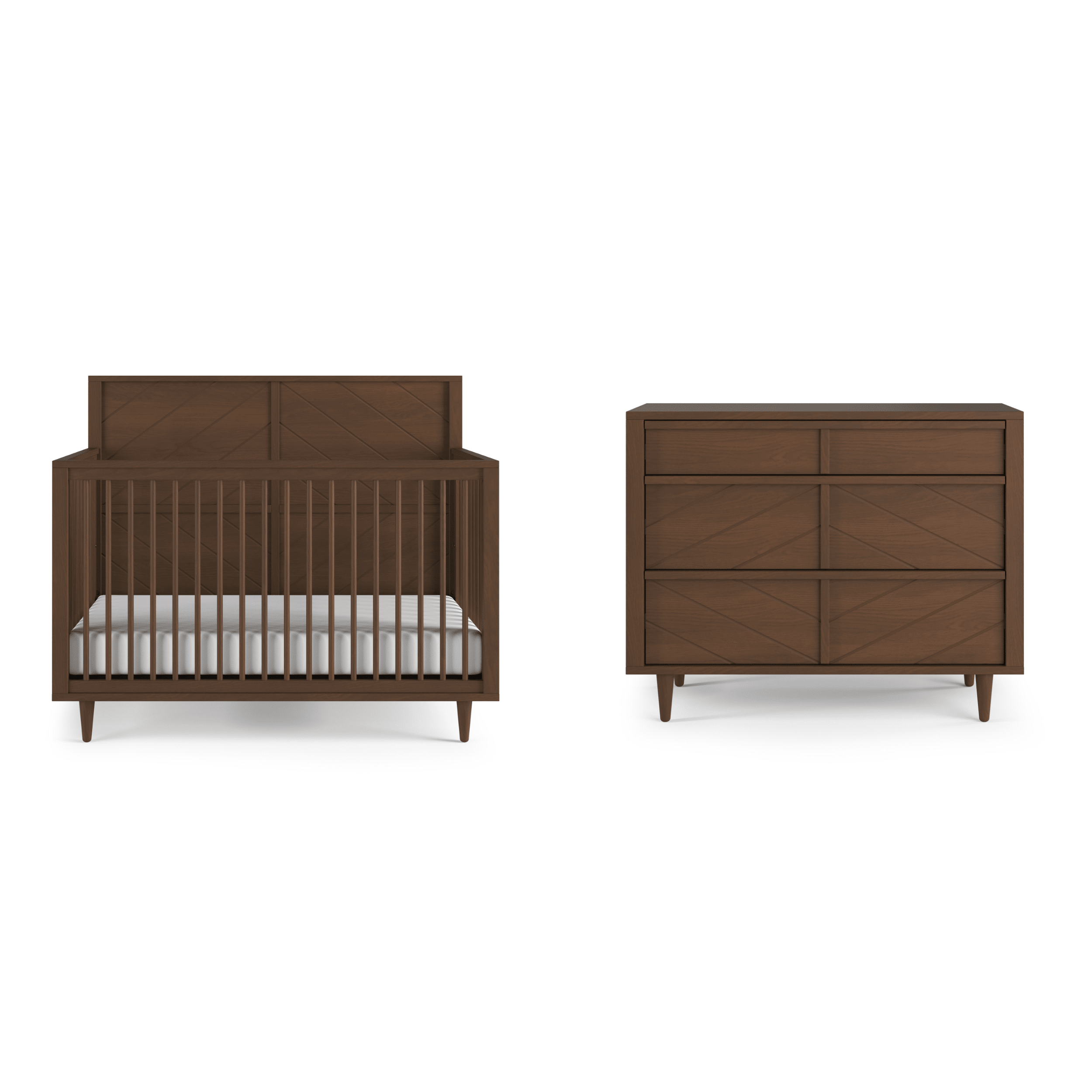Surrey Hill 4-in-1 Convertible Crib, Toasted Chestnut