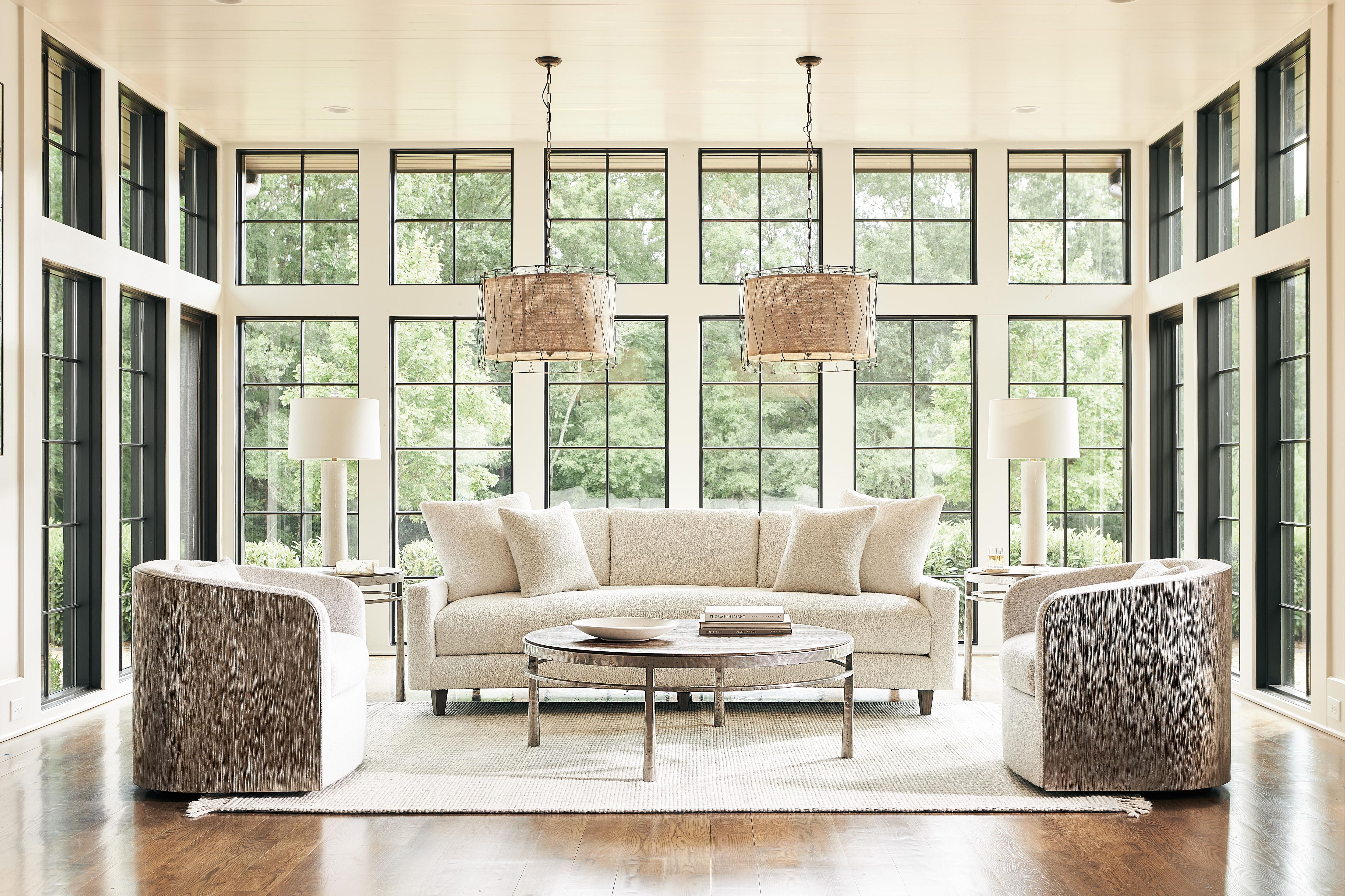 Bernhardt Furniture – Eliot Fabric Swivel Chair