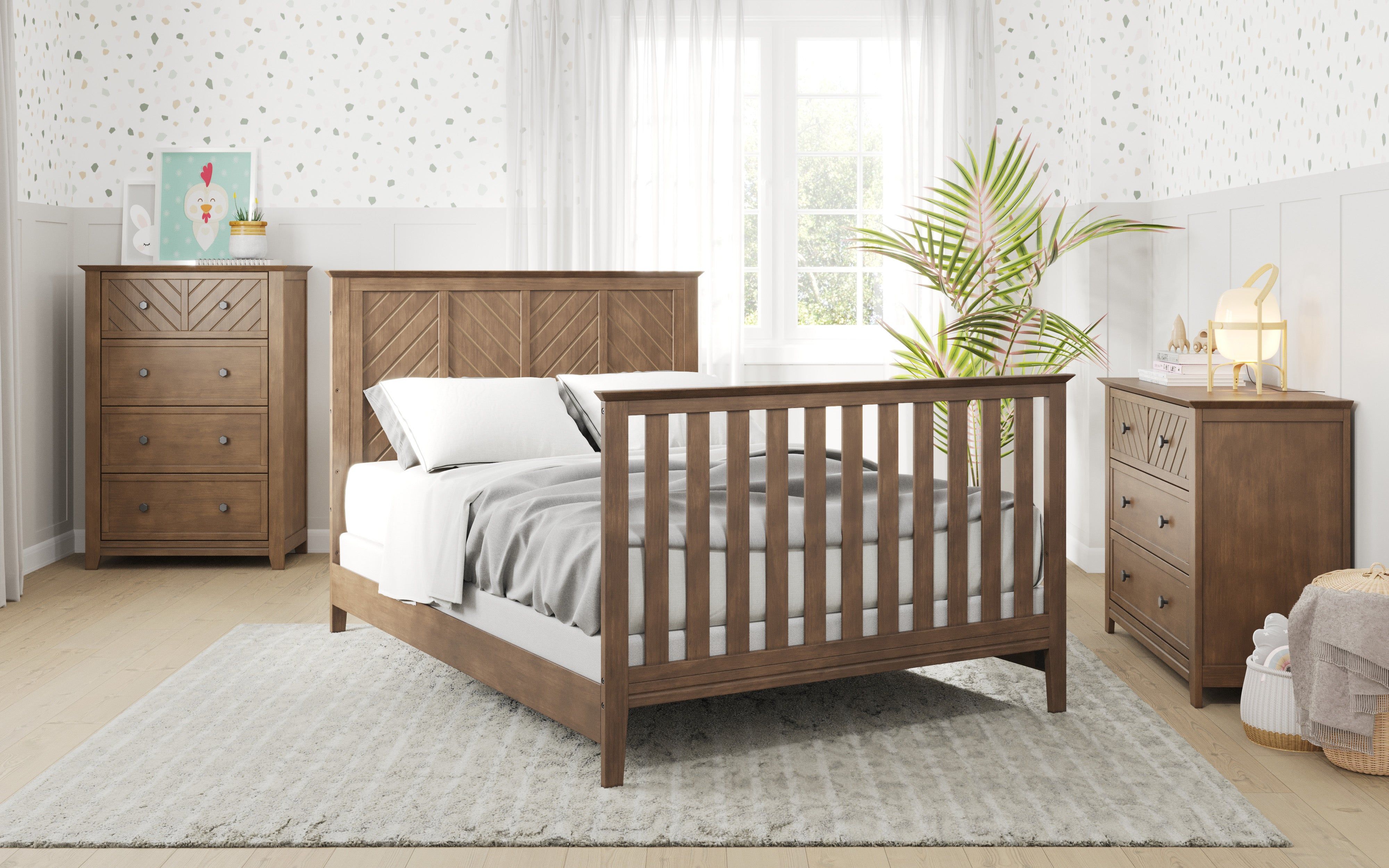 Atwood 4-in-1 Convertible Crib, Cocoa Bean