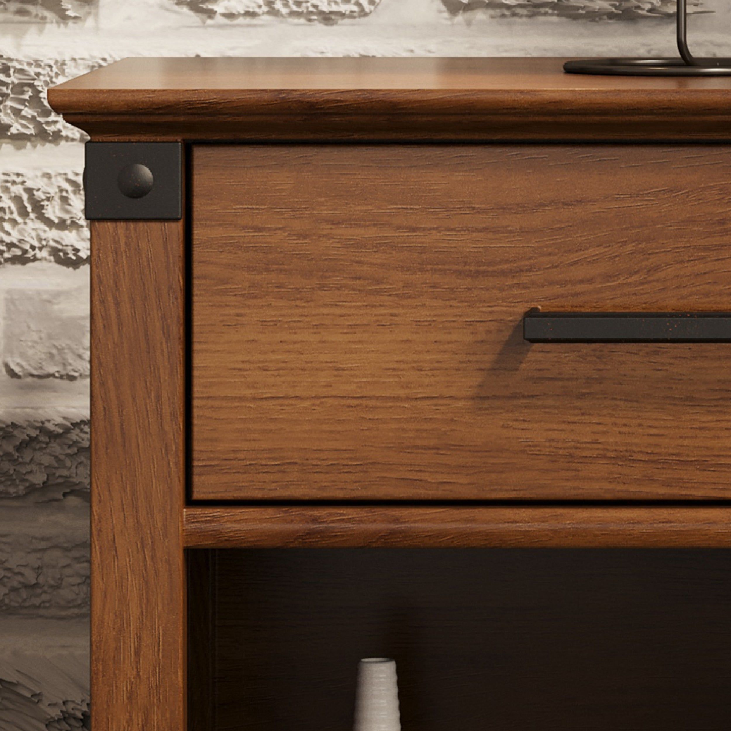Redmond Nightstand, Coach Cherry