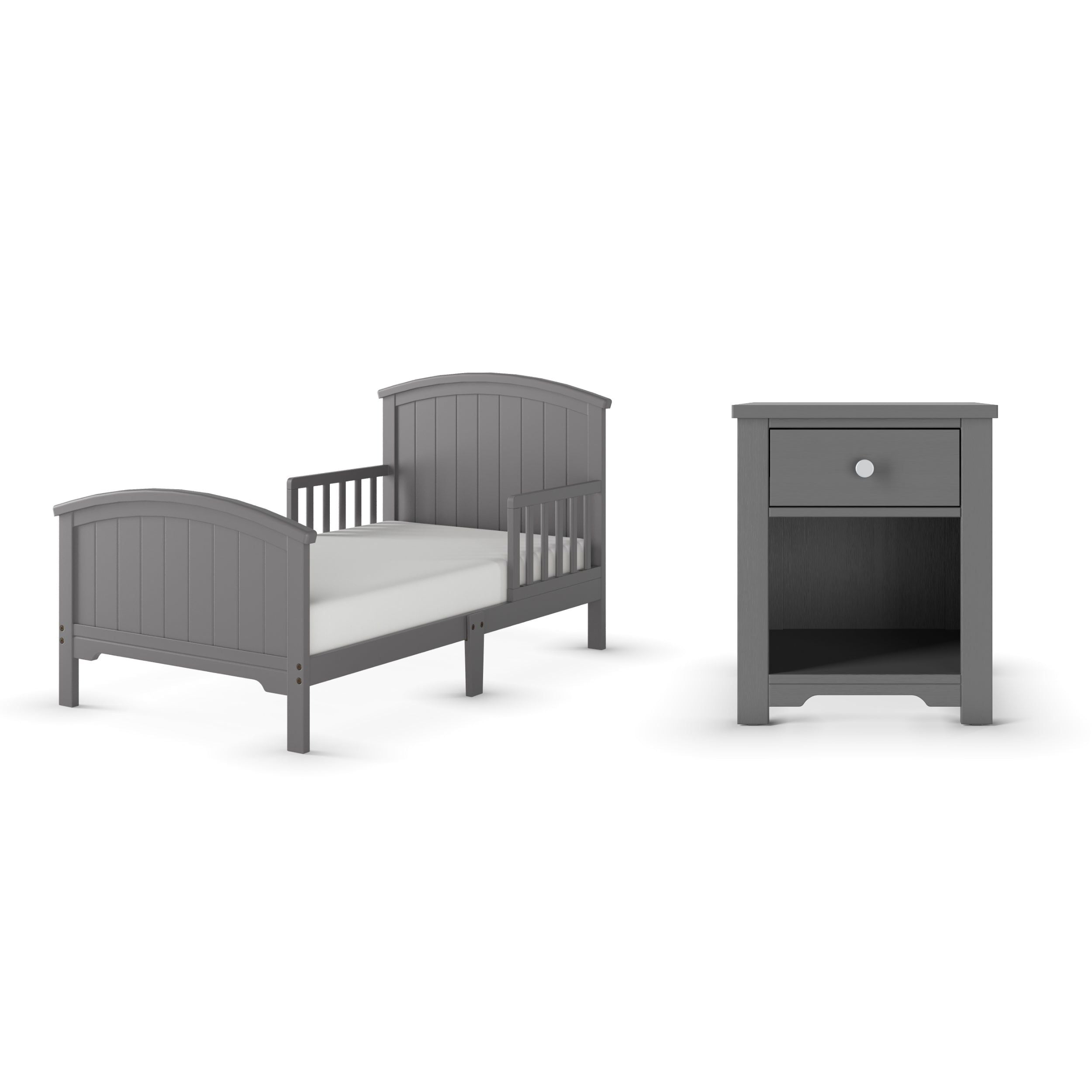 Hampton Toddler Bed, Cool Gray