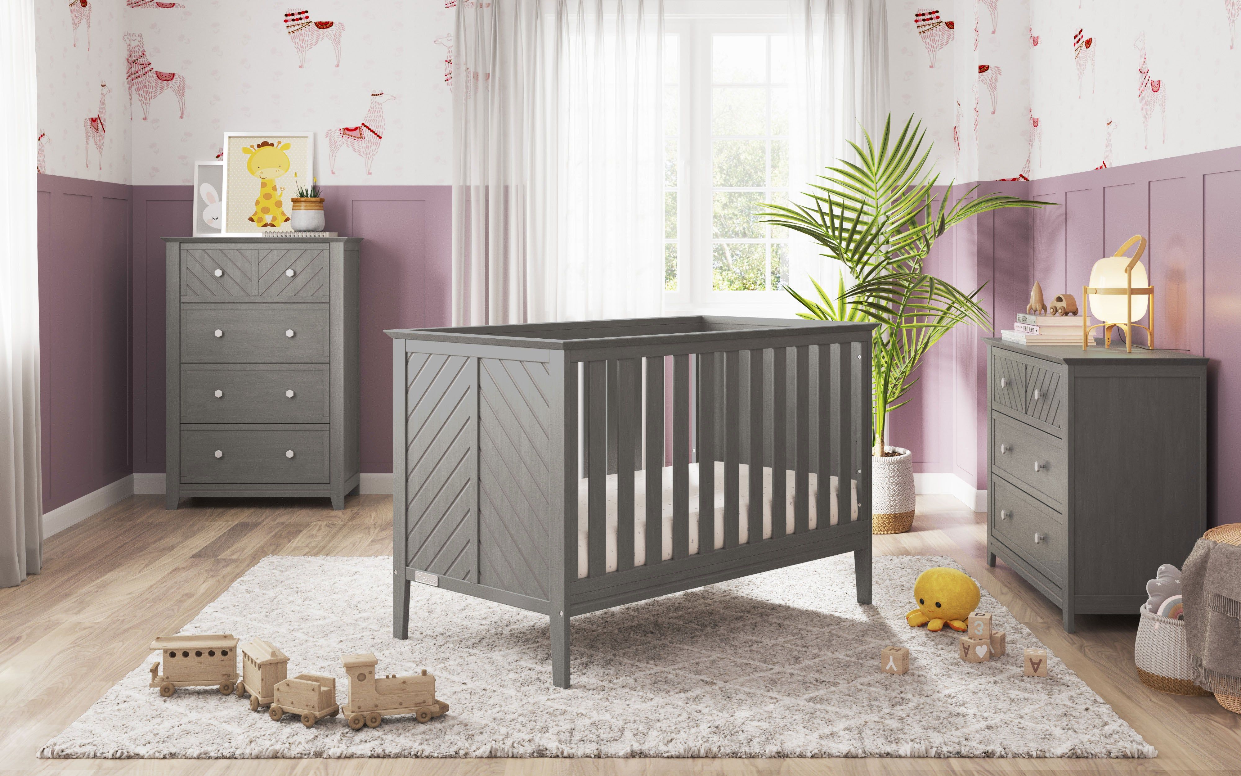 Atwood 3-Drawer Dresser, Lunar Gray