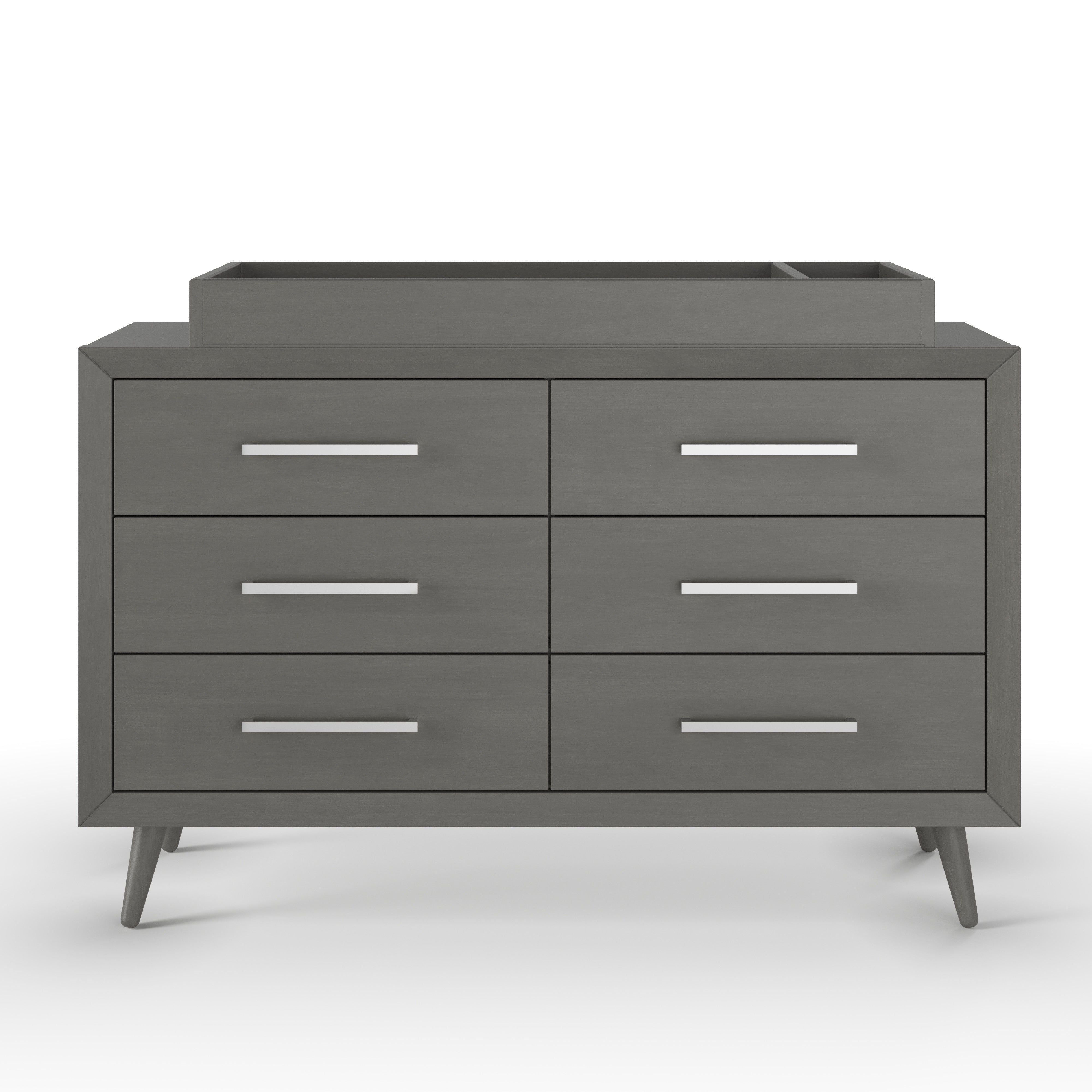 Universal Changing Table Topper Lunar Gray