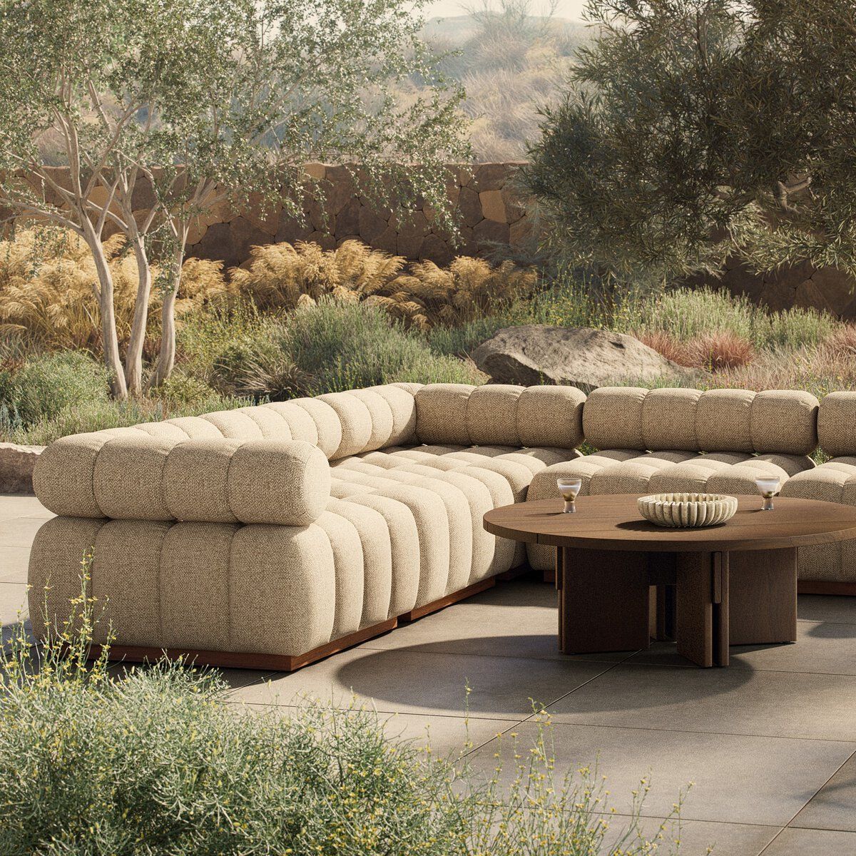 Roma Outdoor 5-piece Sectional