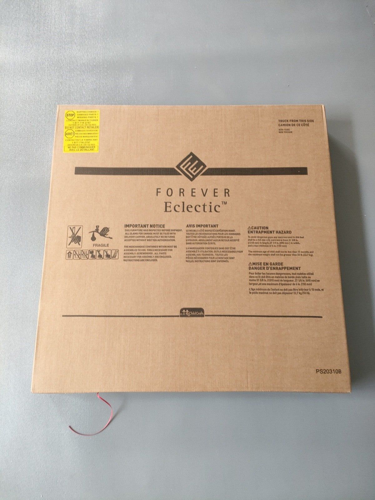 Hampton Toddler Bed, Matte White