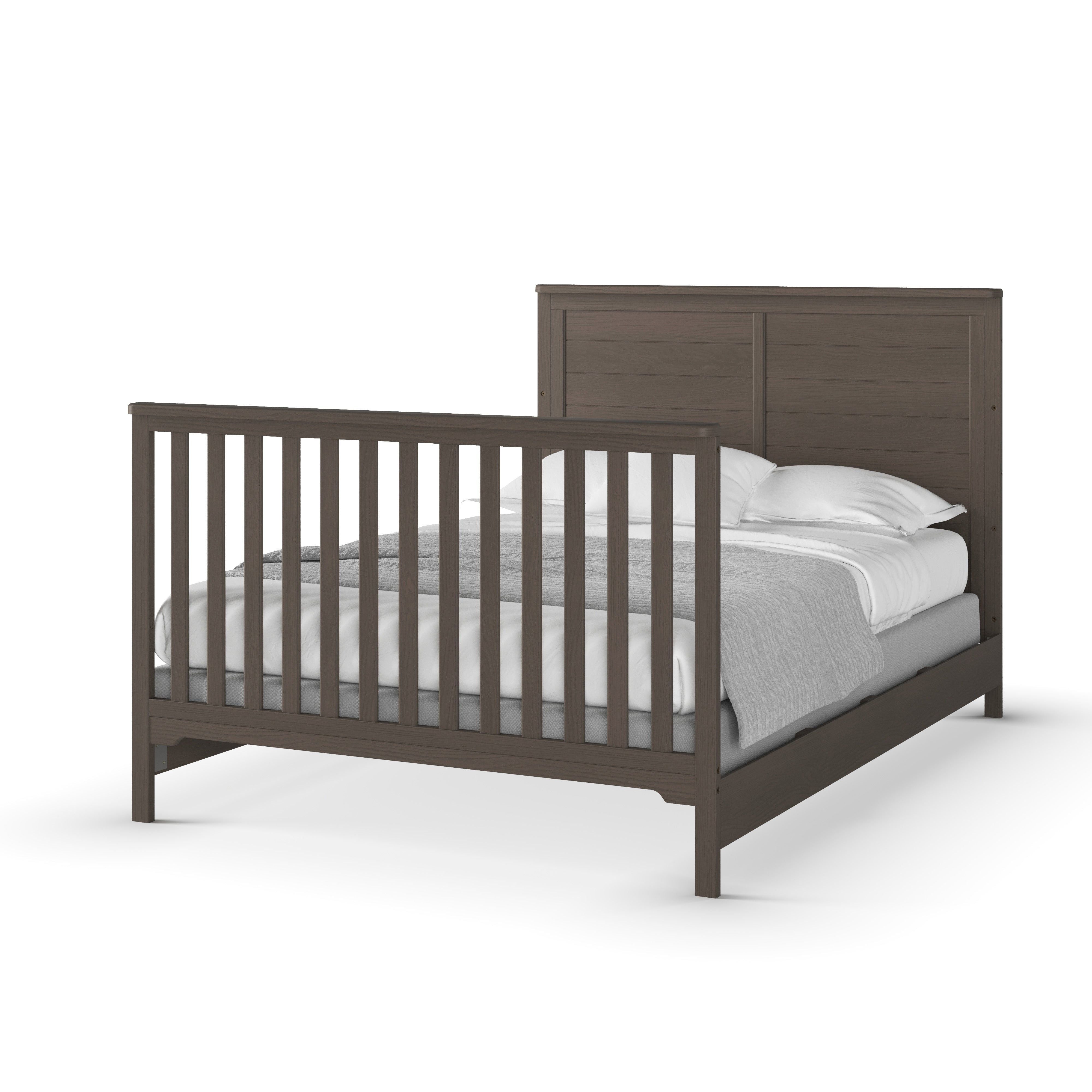 F06401 - Full-size Bed Rails, Matte White