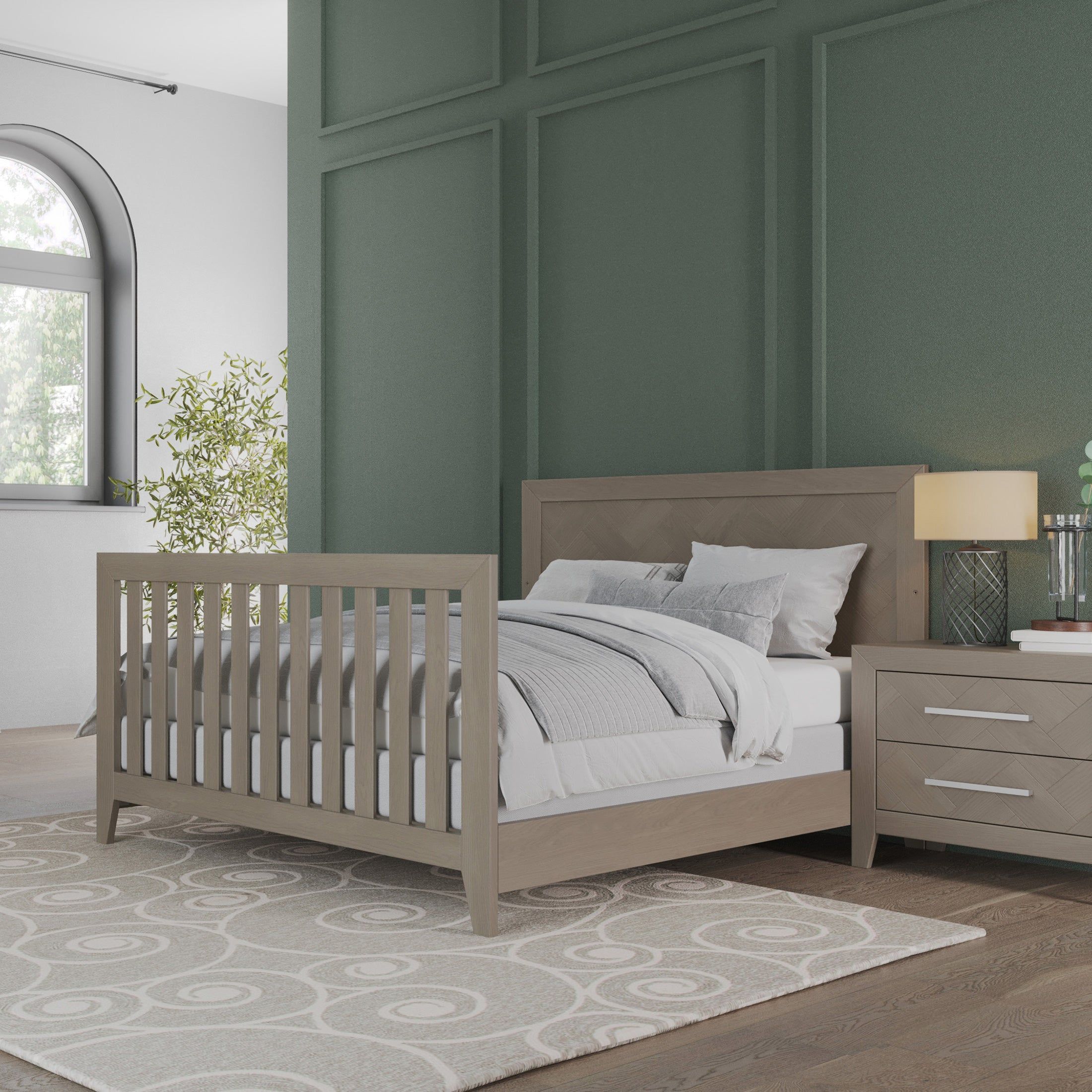 Kieran Nightstand, Crescent Gray