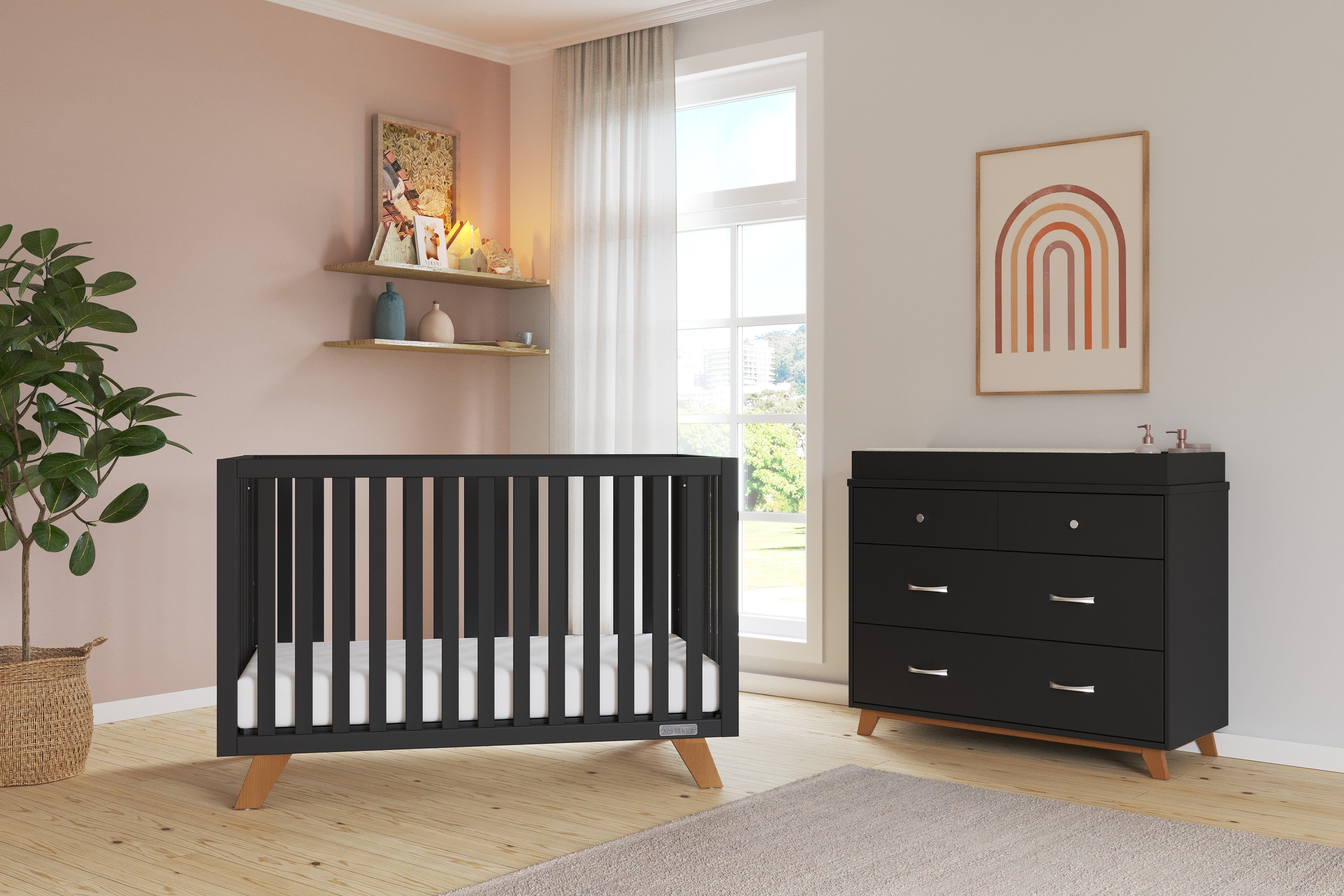 Soho 3-Drawer Dresser, Ebony