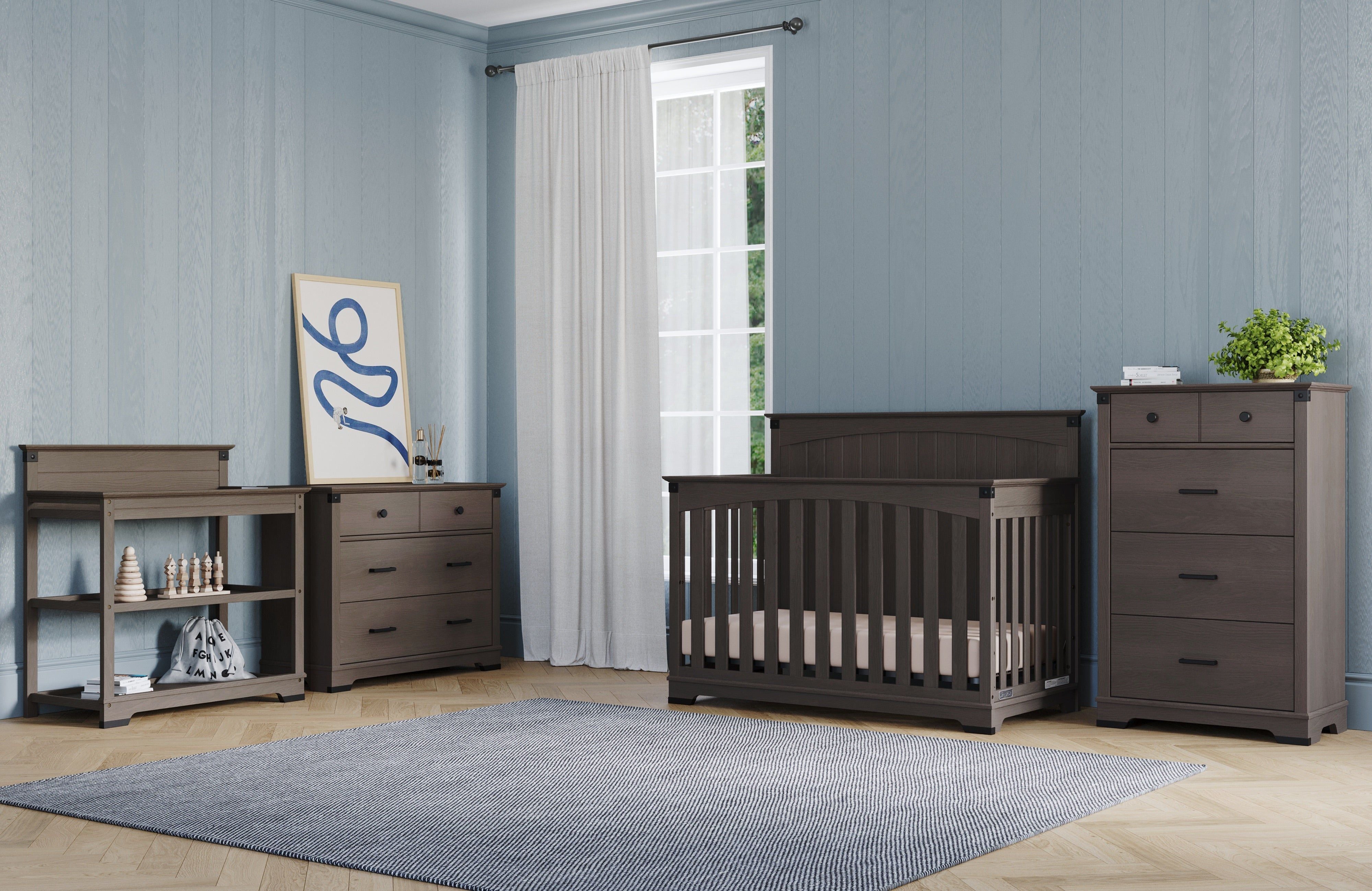 Redmond 4 Drawer Chest, Dapper Gray