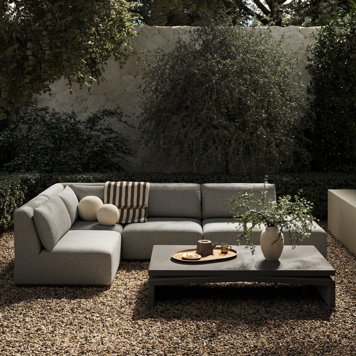 Adler Outdoor 4 Piece Sectional