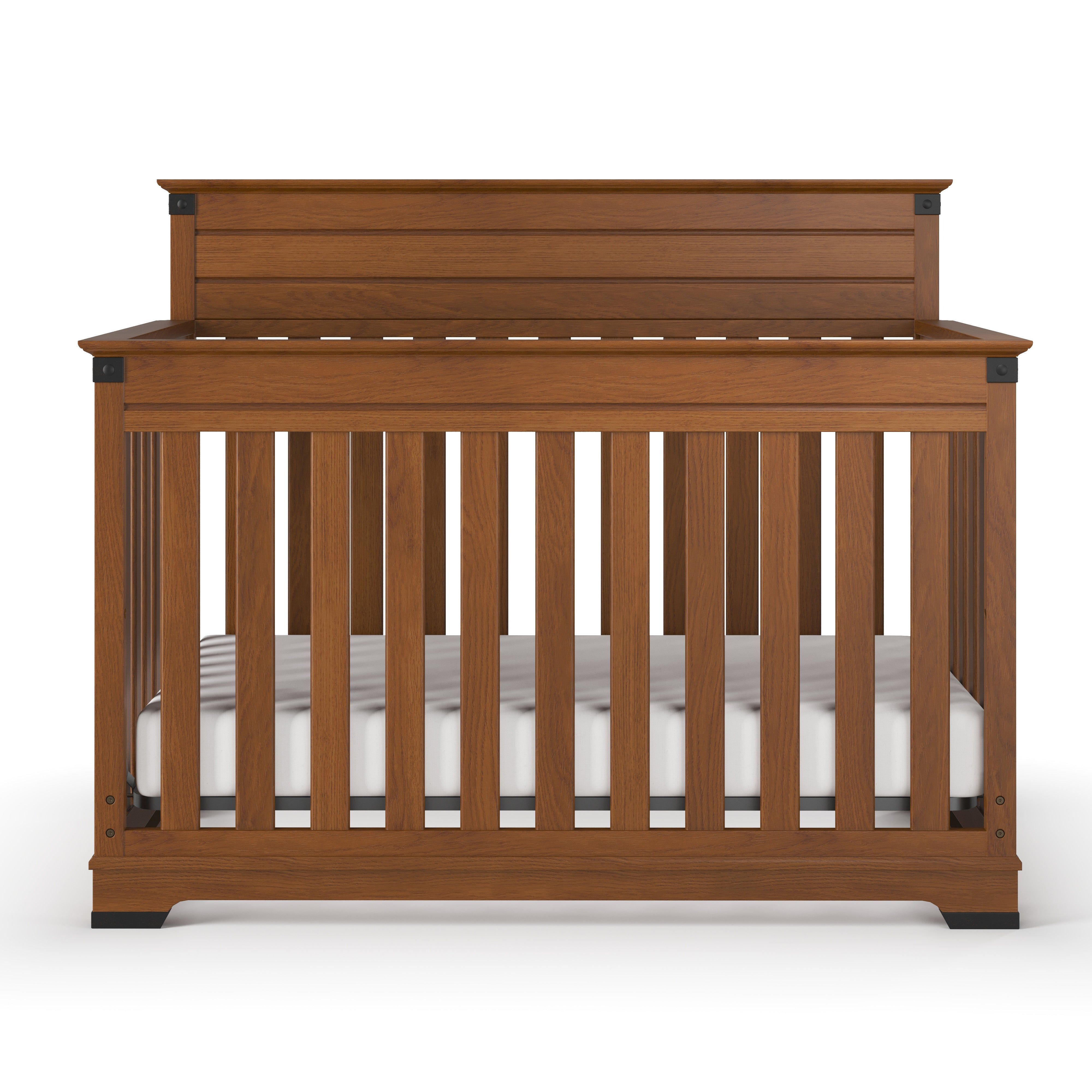 Redmond 4-in-1 Convertible Crib, Coach Cherry