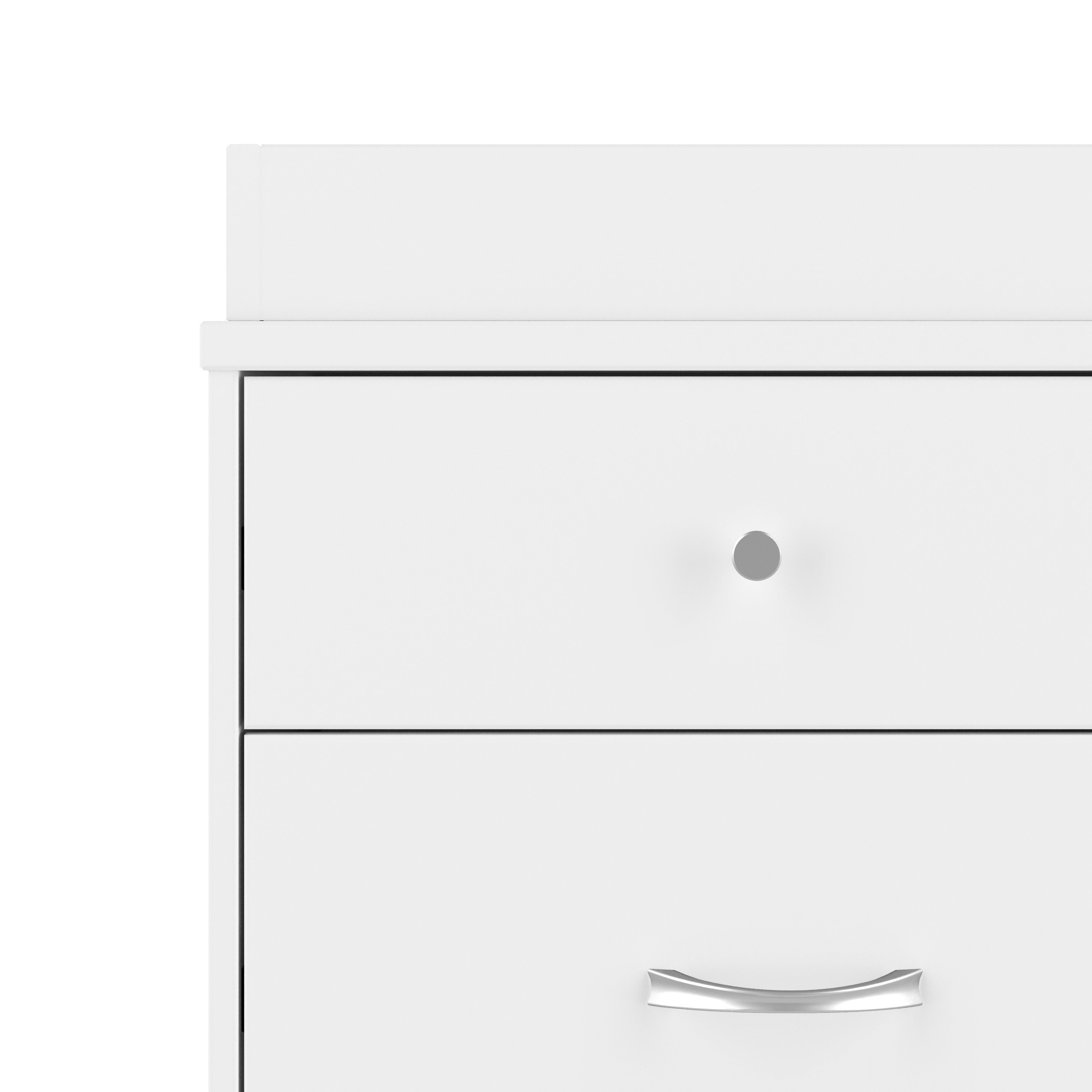 Soho 3-Drawer Dresser, White/Natural