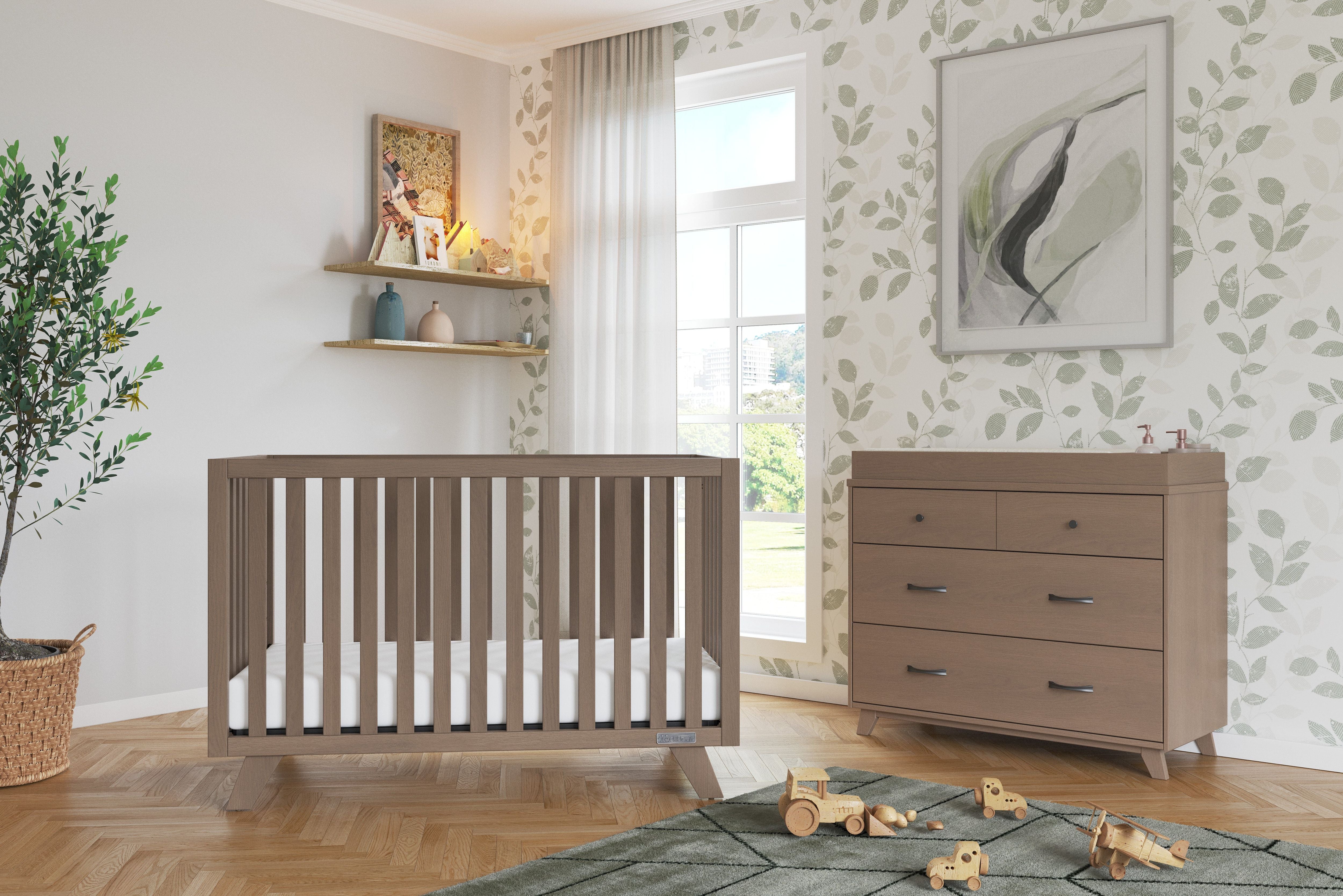 F01792 - Universal Changing Table Topper, Dusty Heather