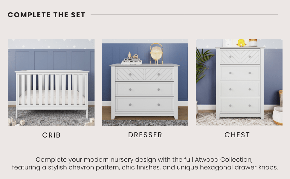 Atwood 3-in-1 Euro 3-Piece Nursery Set