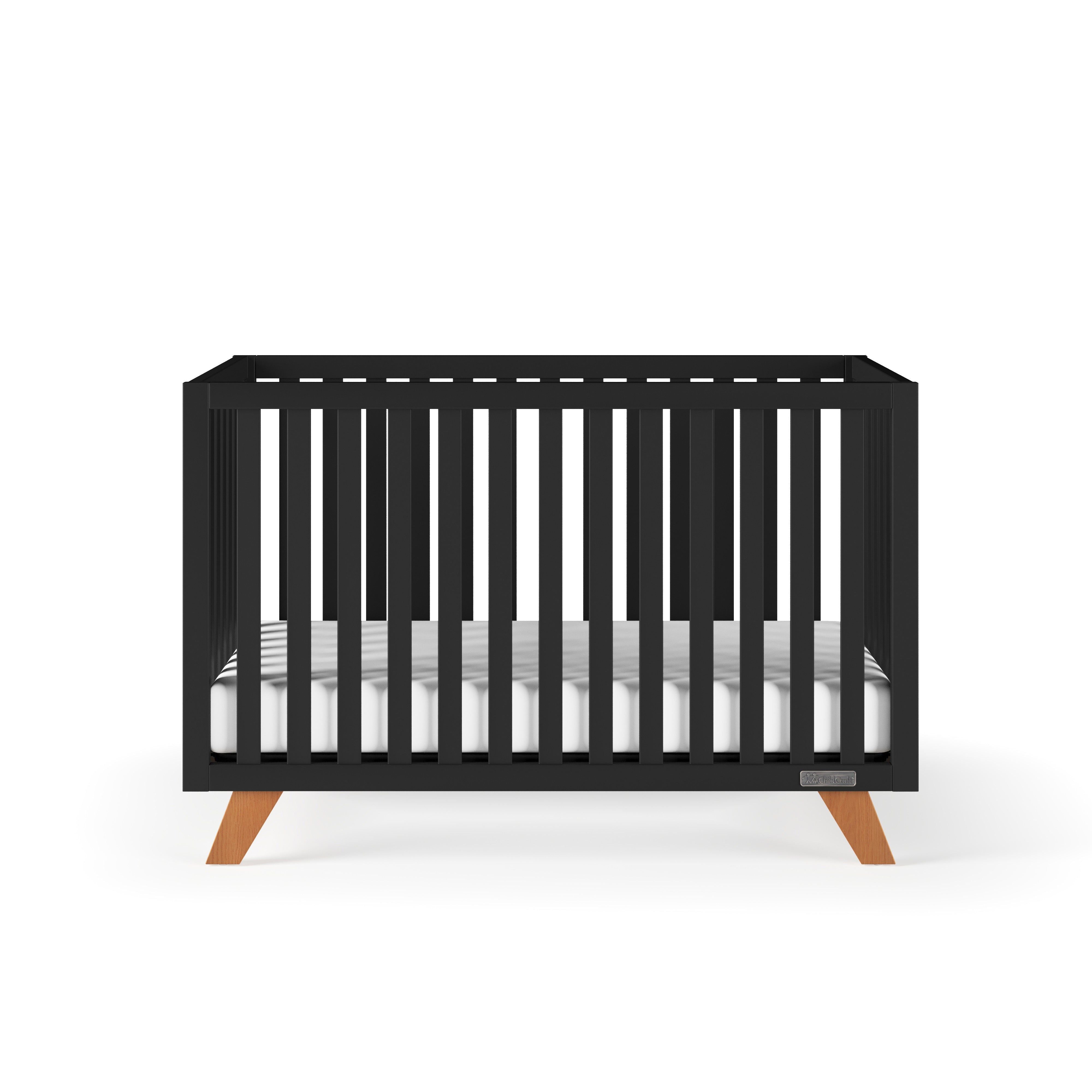 Soho 4-in-1 Convertible Crib, Ebony