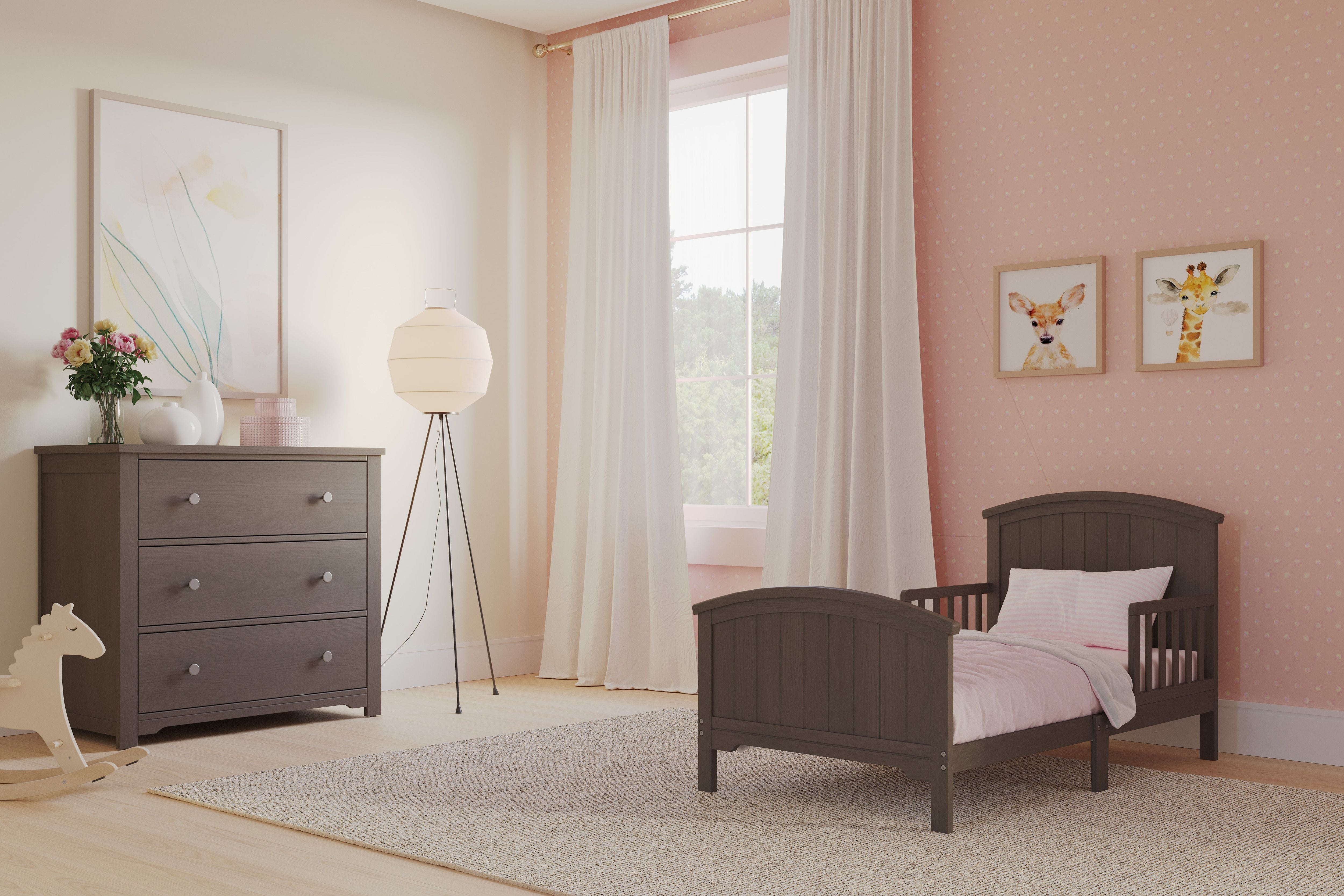 Hampton Toddler Bed, Dapper Gray
