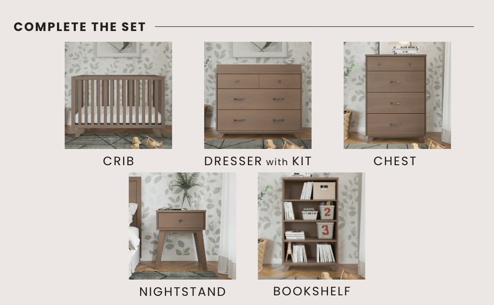 Soho 4 Drawer Chest, Dusty Heather