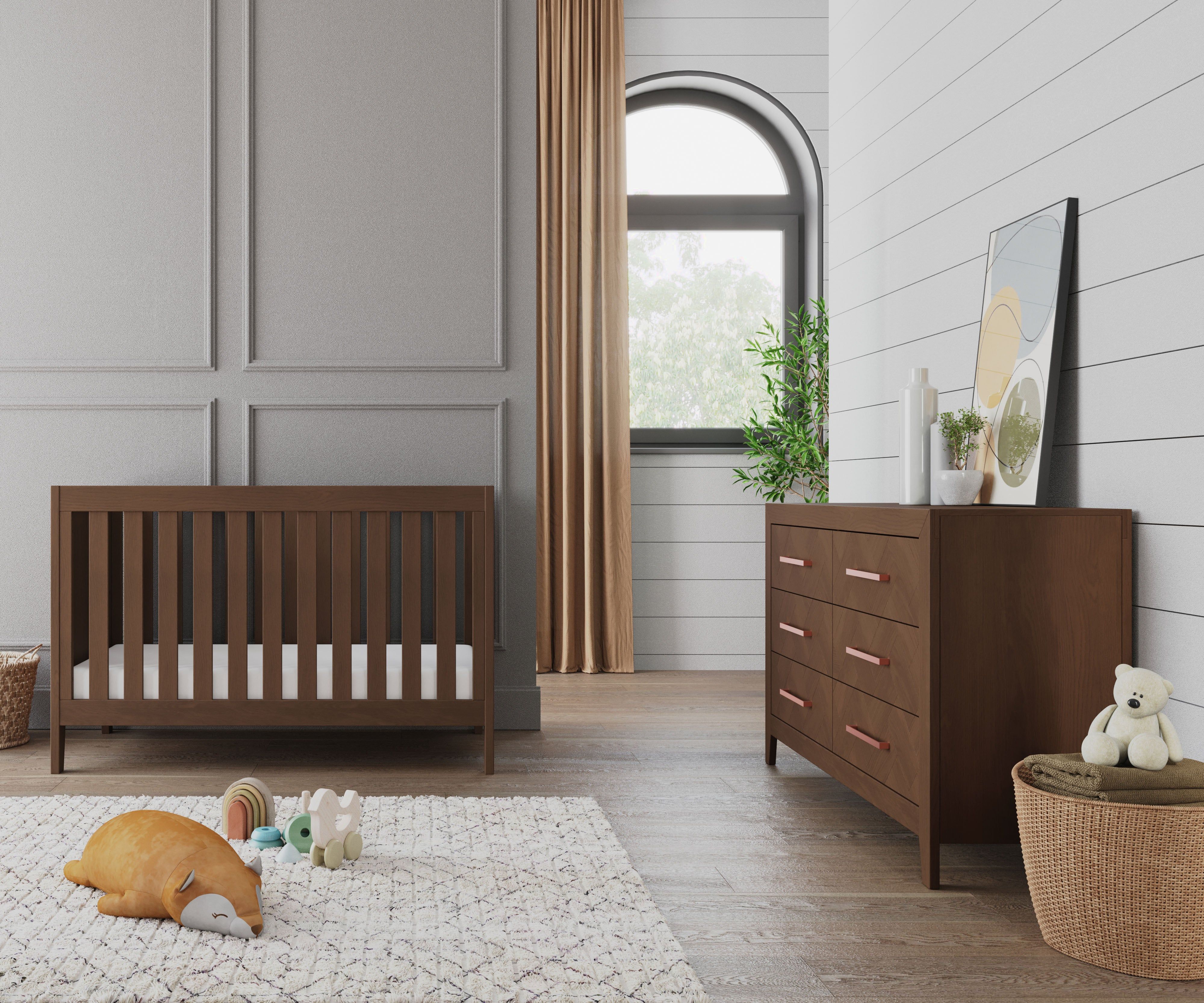 Kieran 6-Drawer Double Dresser, Toasted Chestnut