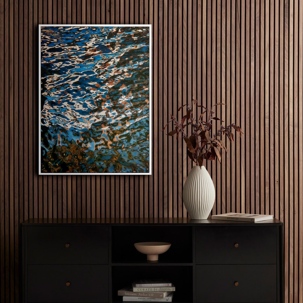 Reflecting Blue By Geoffrey Baris