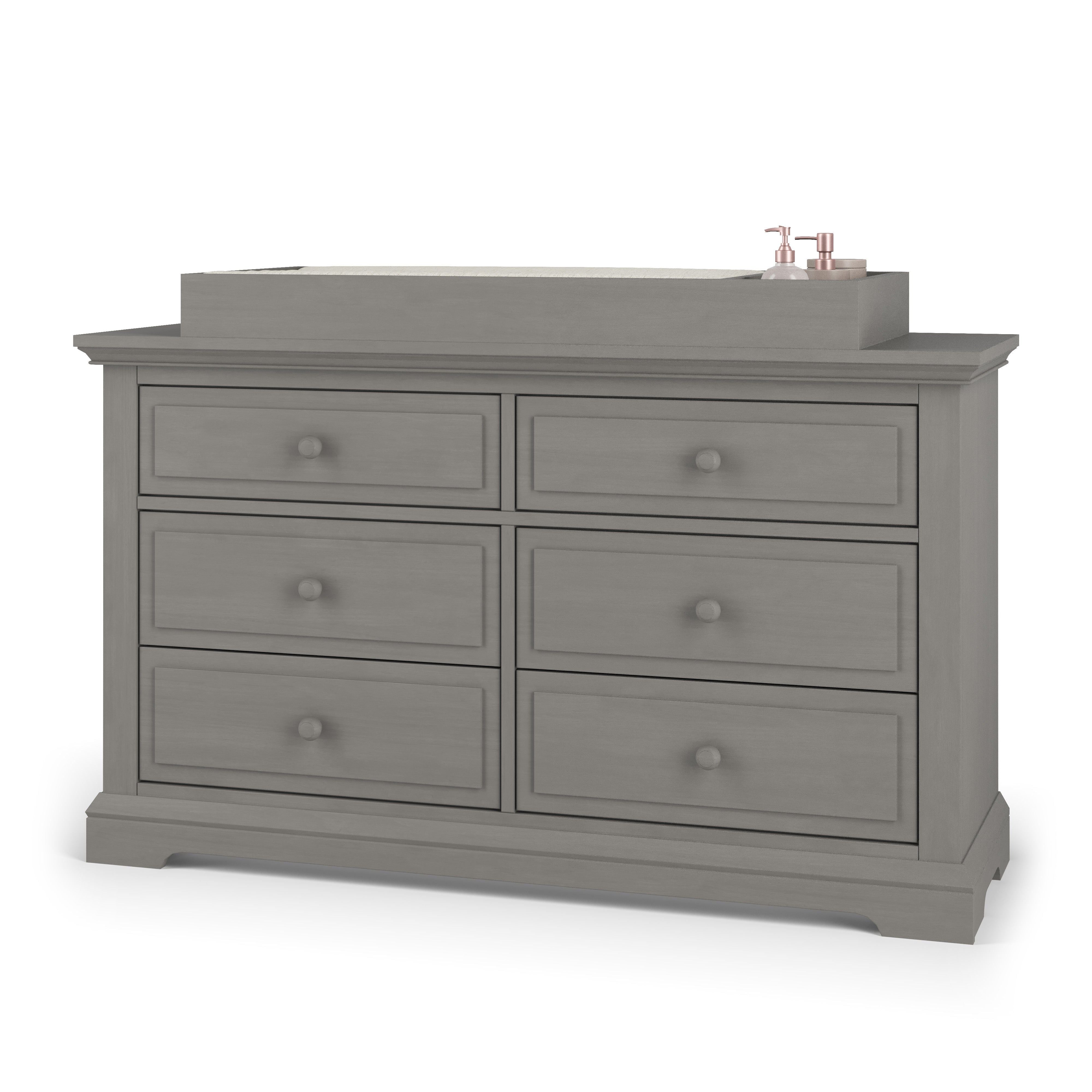 Universal Changing Table Topper Lunar Gray