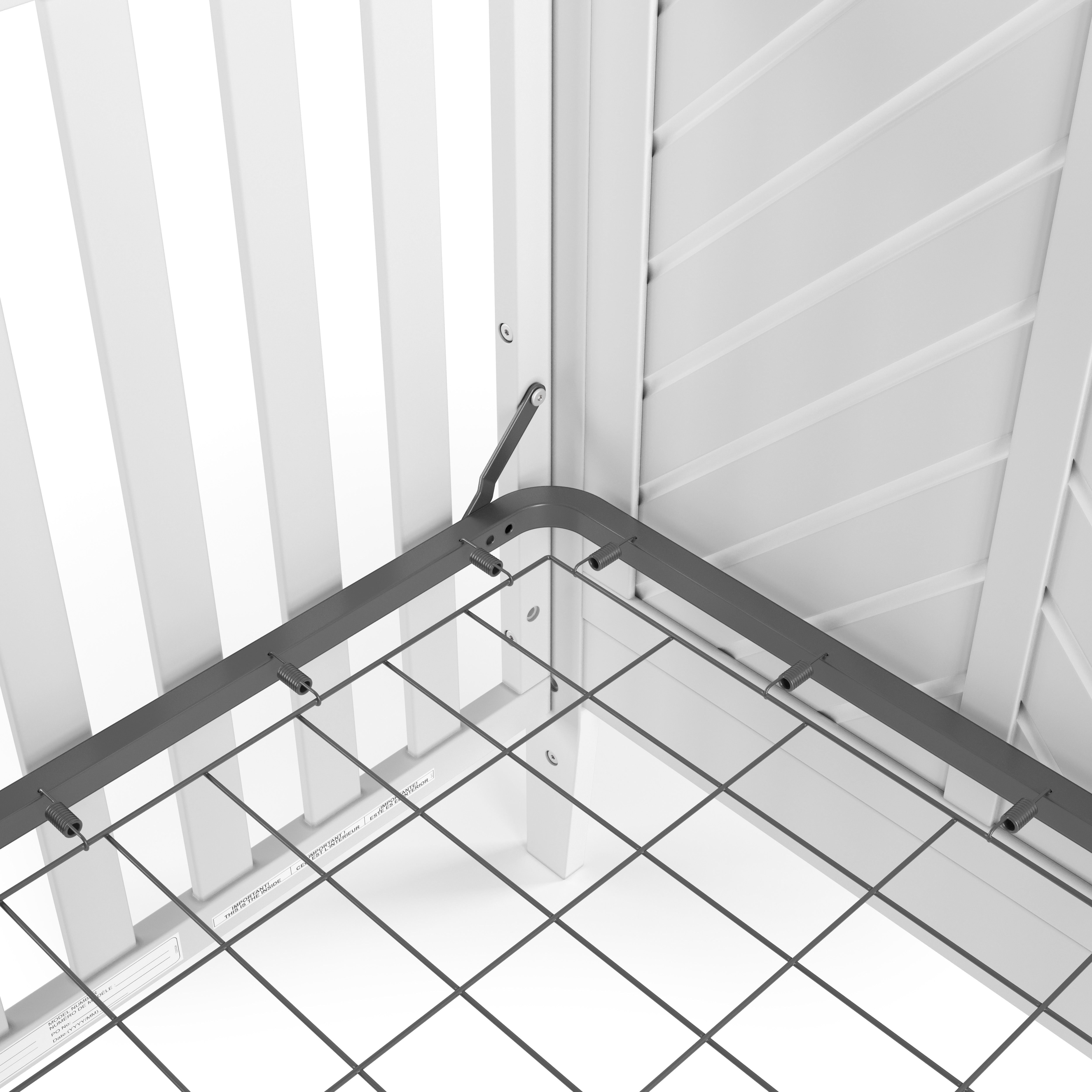 Atwood 4-in-1 Convertible Crib, Matte White