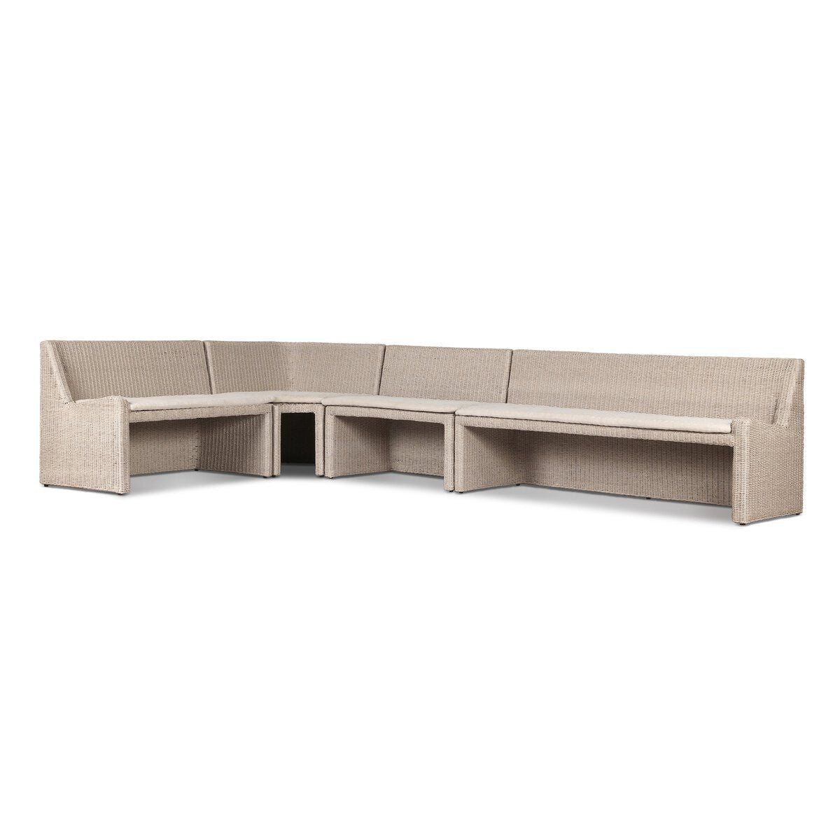Senna Outdoor Dining Banquette L-shape