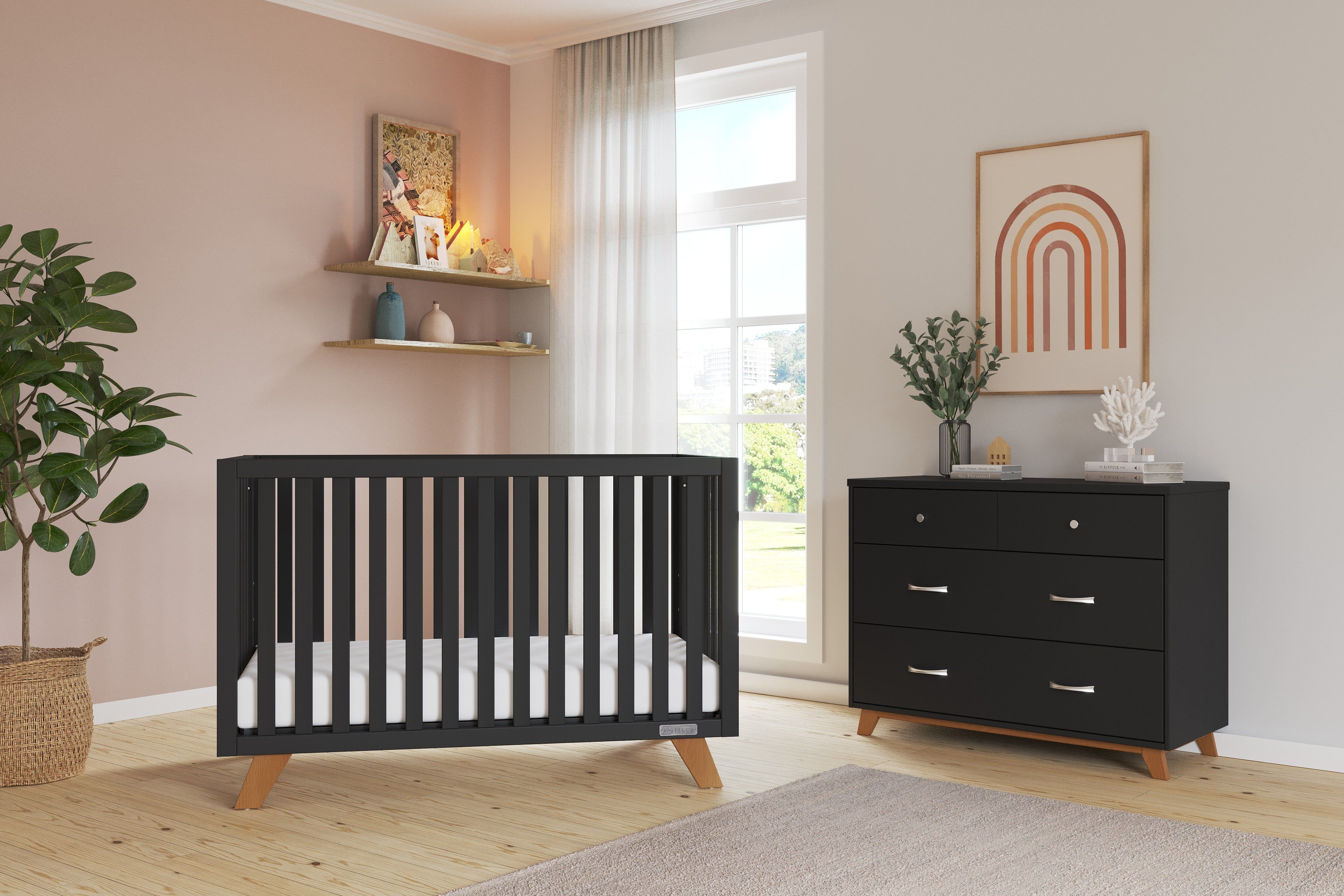 Soho 3-Drawer Dresser, Ebony