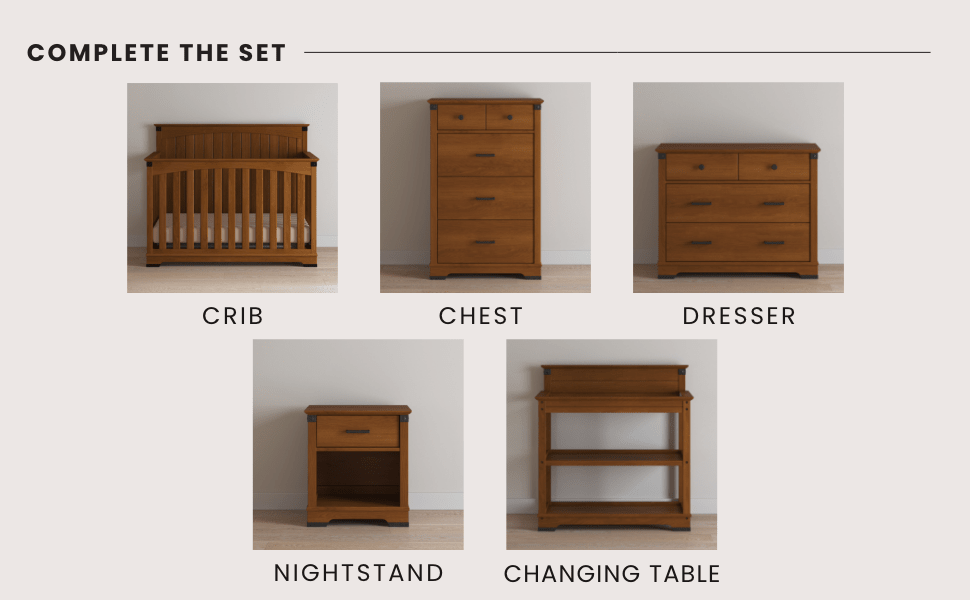 Redmond 3 Drawer Dresser, Coach Cherry