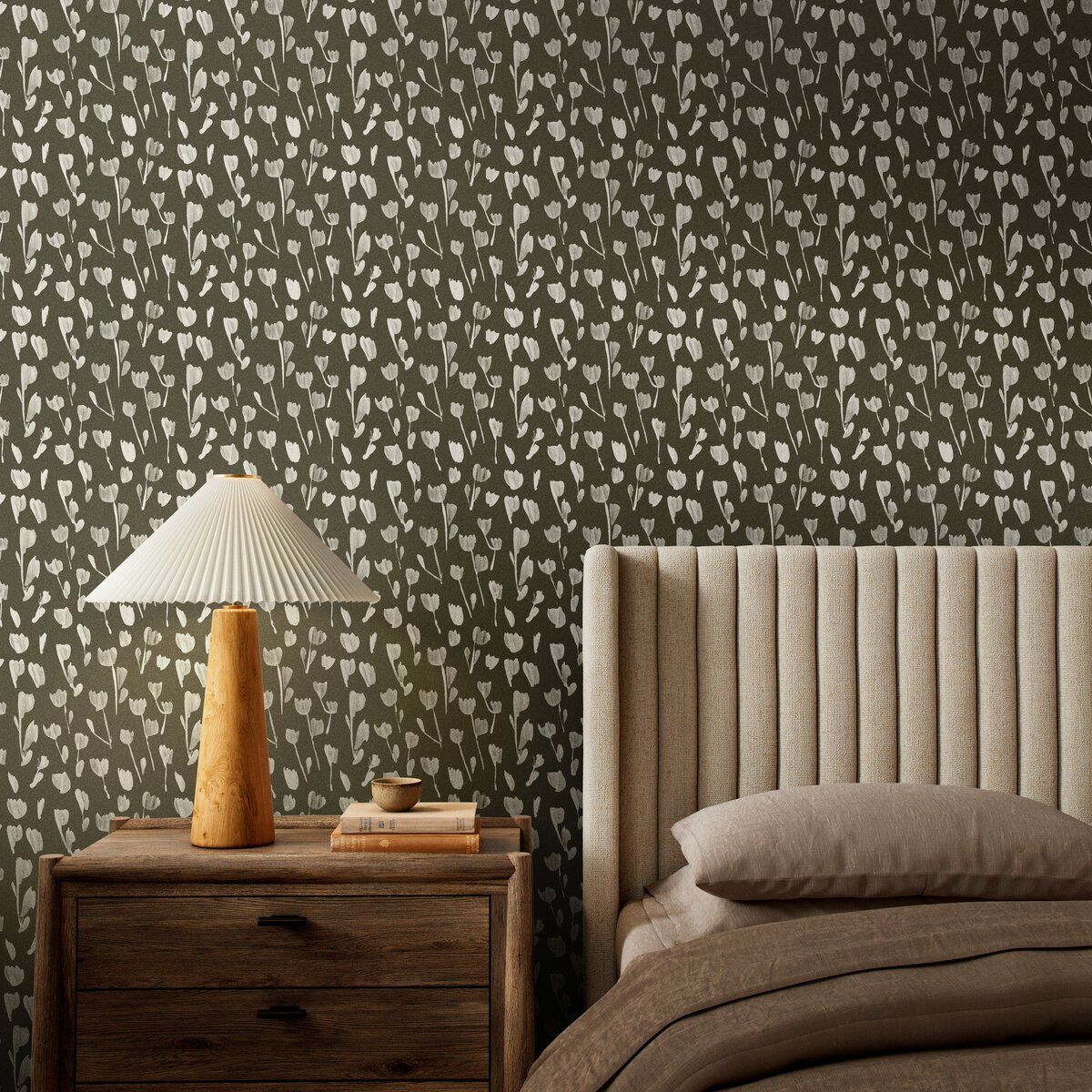 Wild Flowers I Wallpaper By Roseanne Kenny
