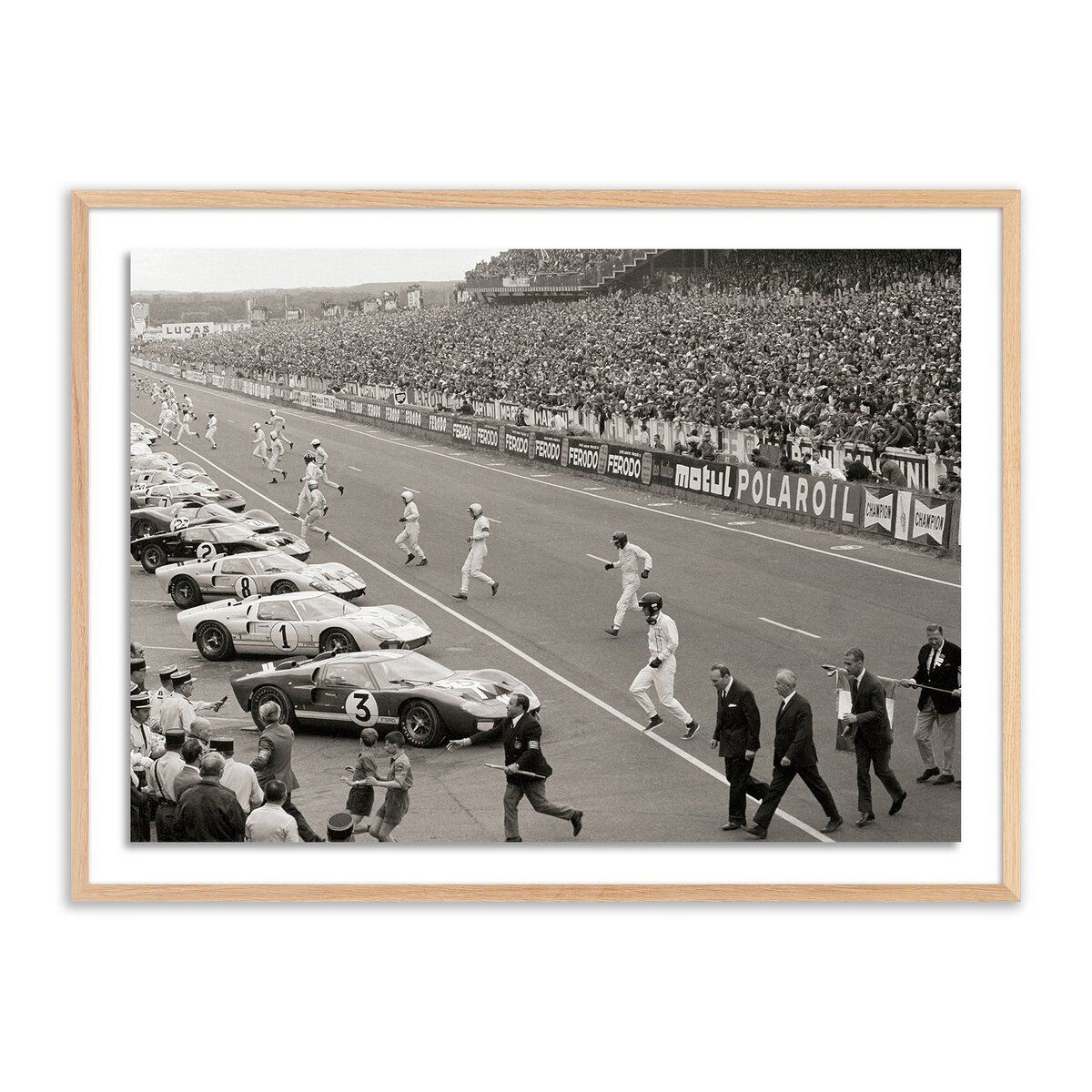 Start Of The Le Mans Race By Getty Images