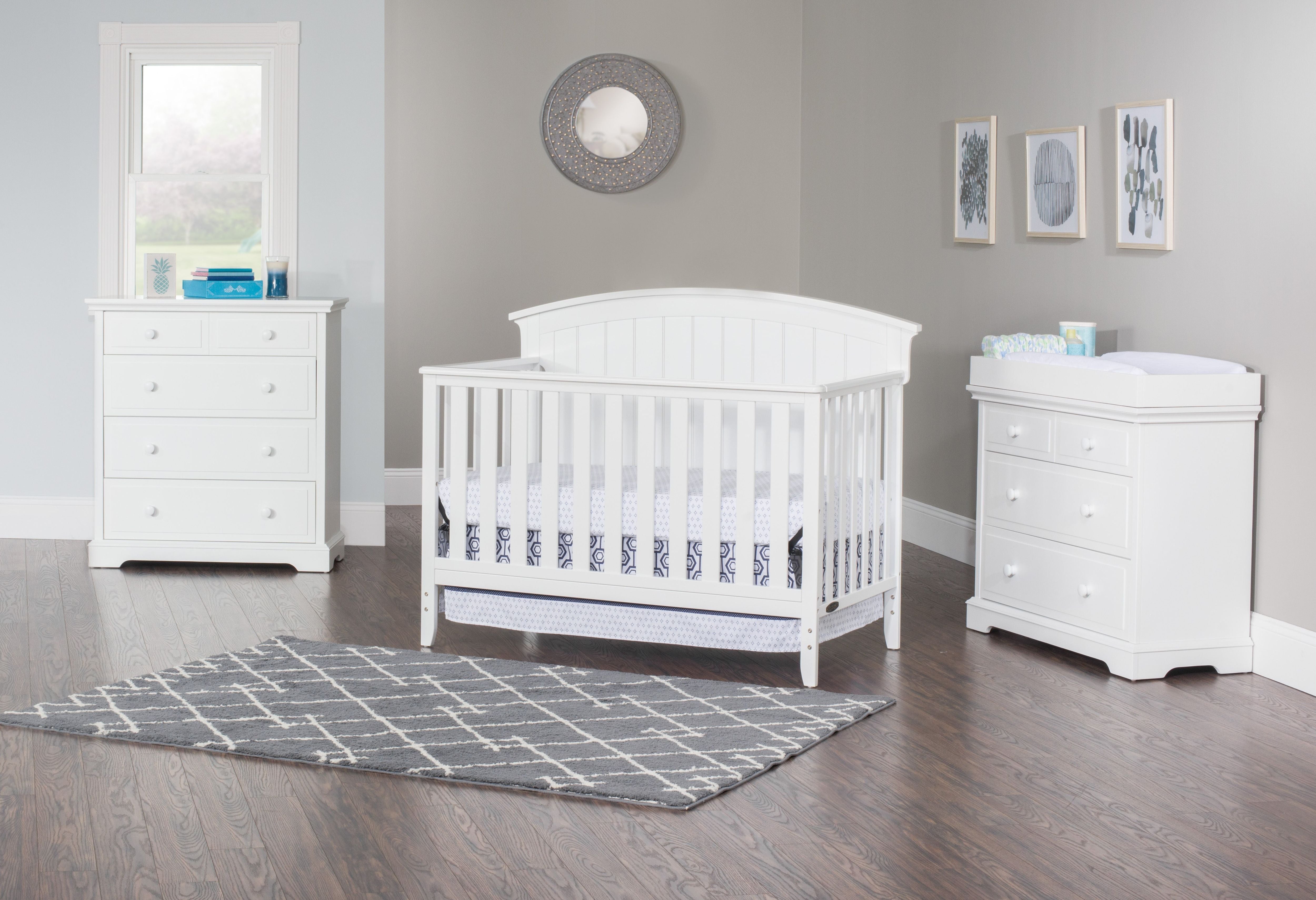Universal Changing Table Topper, Matte White