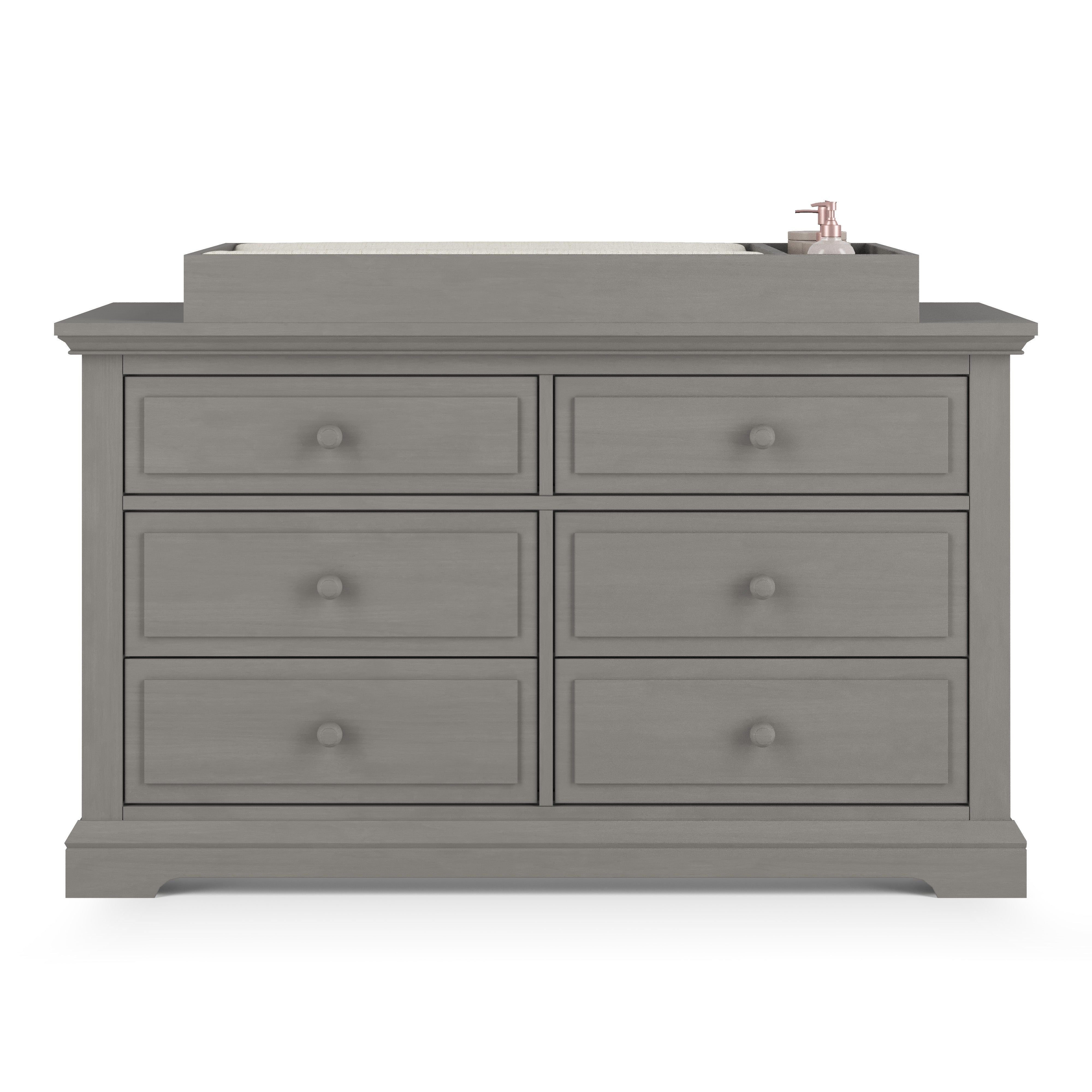 Universal Changing Table Topper Lunar Gray