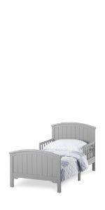 Hampton Toddler Bed, Cool Gray