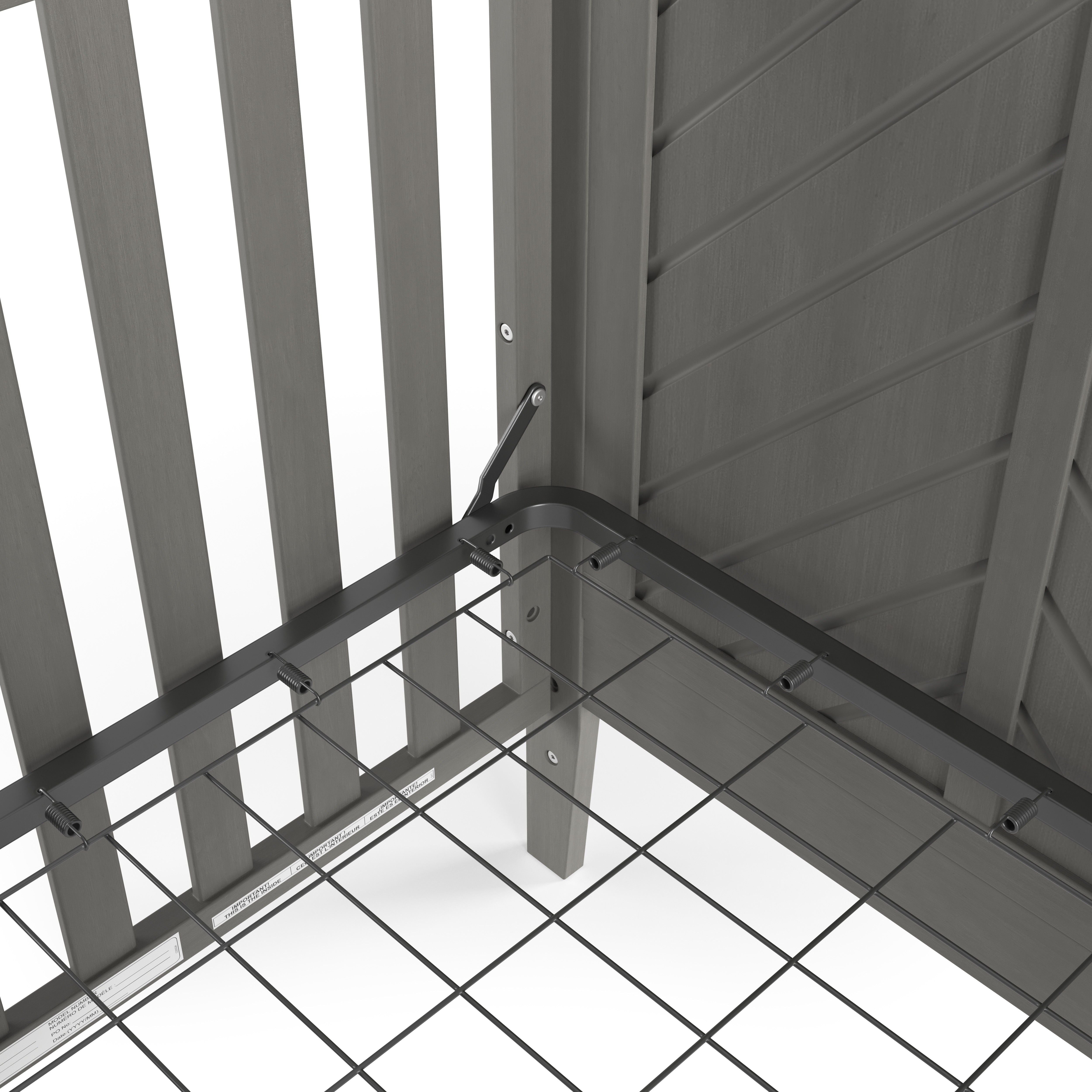 Atwood 4-in-1 Convertible Crib, Lunar Gray
