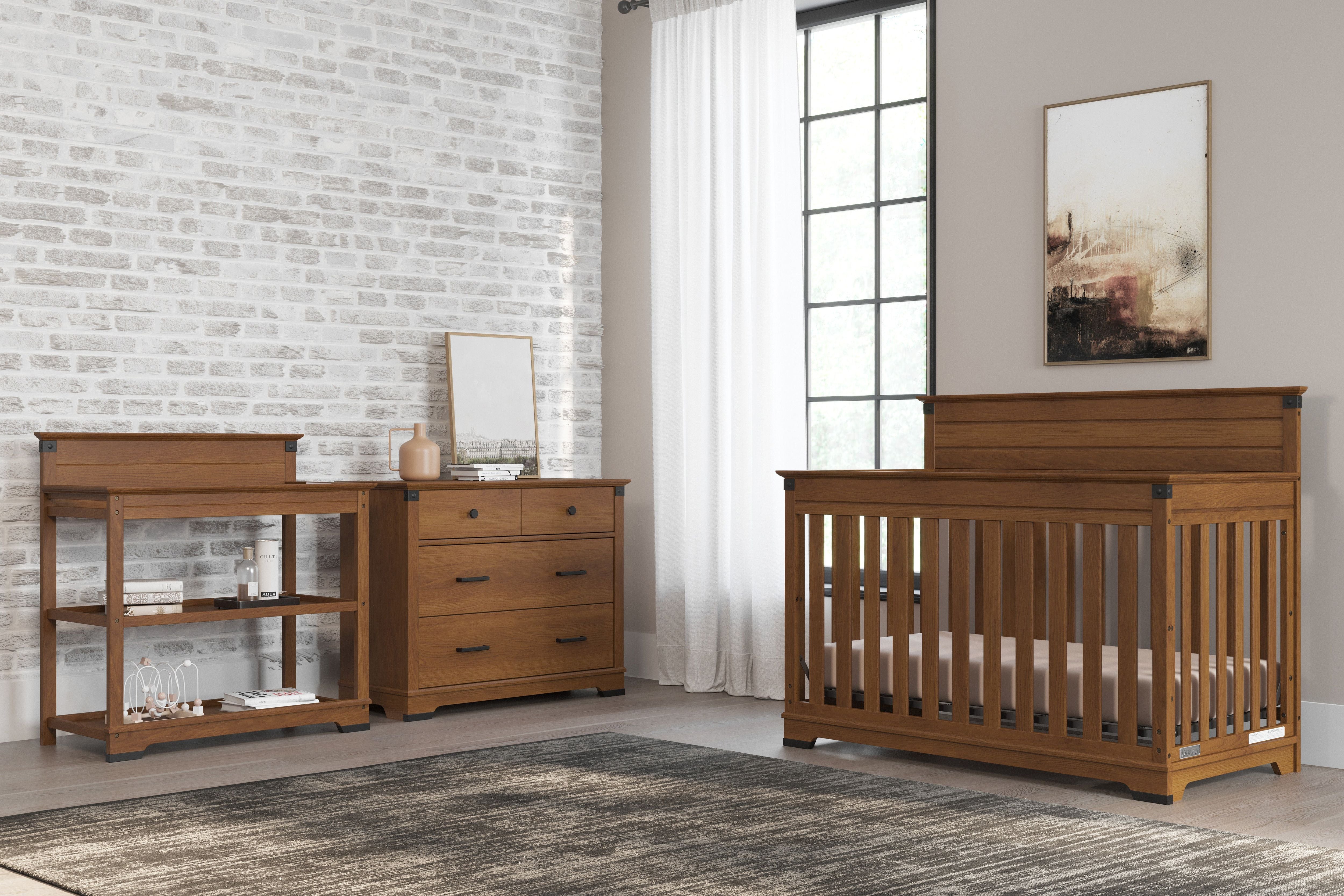 Redmond 3 Drawer Dresser, Coach Cherry