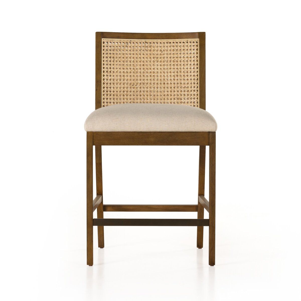 Antonia Cane Armless Bar + Counter Stool
