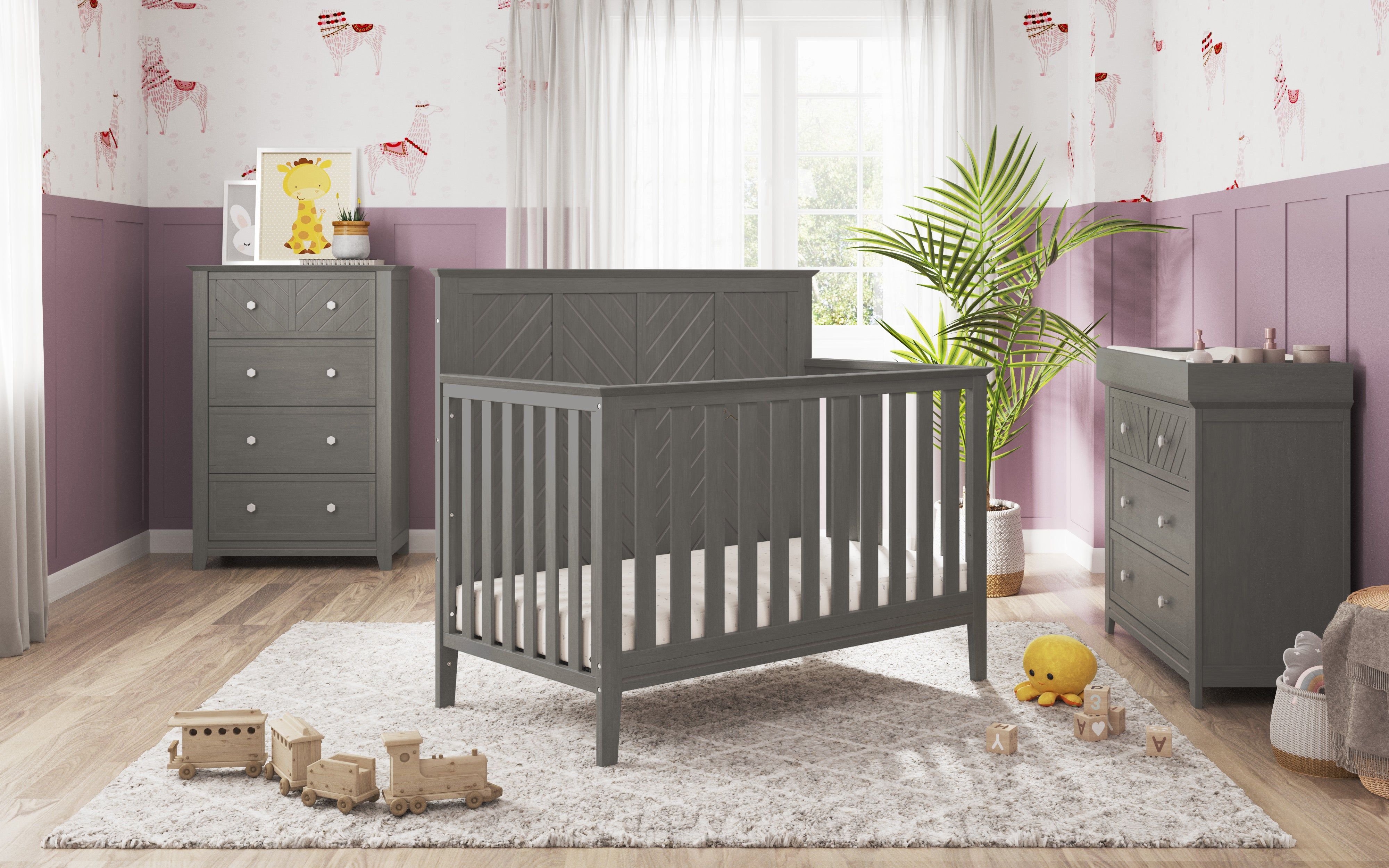 Atwood 3-Drawer Dresser, Lunar Gray
