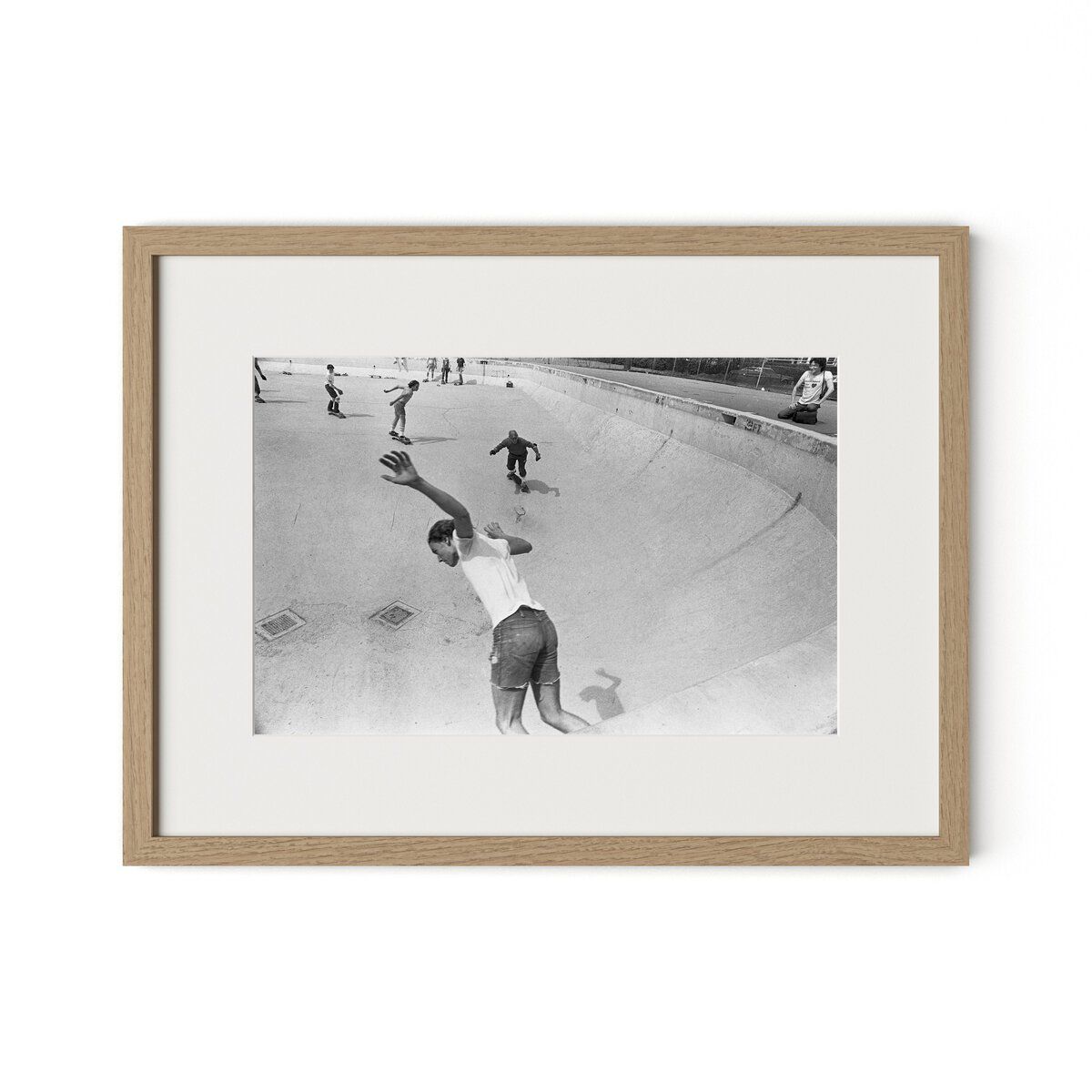 Skateboarding In A Drained Pool I By Barbara Alper
