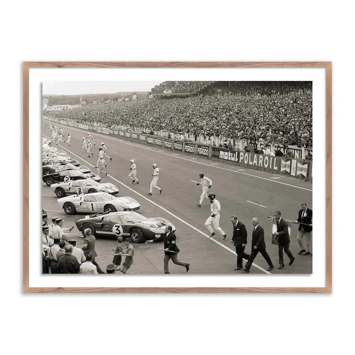 Start Of The Le Mans Race By Getty Images