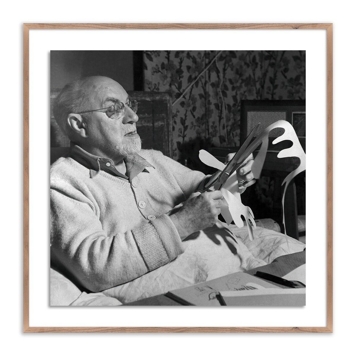 Henri Matisse Working On Paper Cut-out